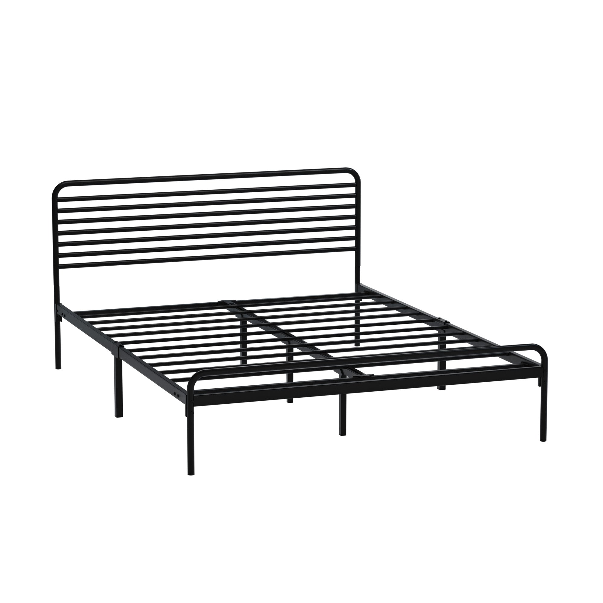 Oikiture Metal Bed Frame Double Size Bed Base Beds Platform - Sunyee