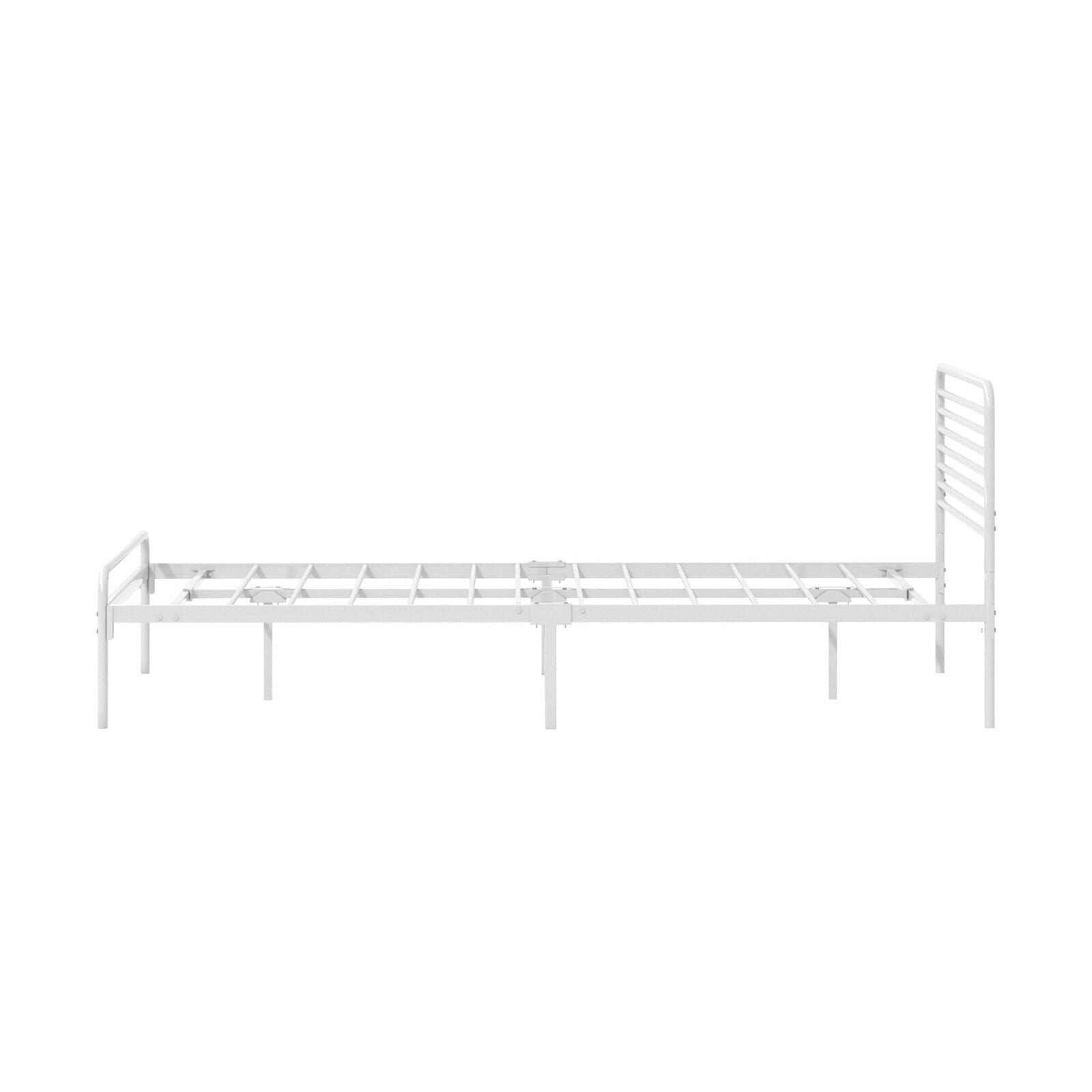 Oikiture Metal Bed Frame King Single Bed Base Beds Platform White - Sunyee