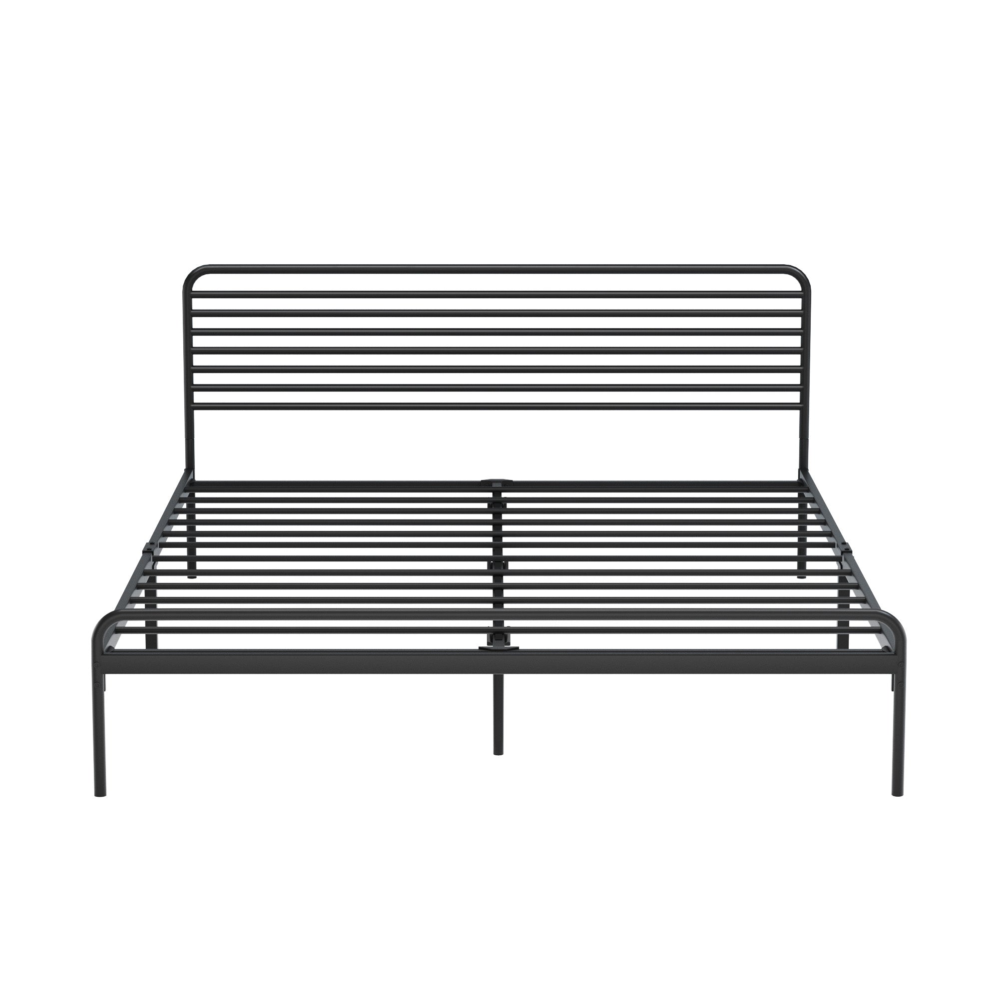 Oikiture Metal Bed Frame Queen Size Bed Base Platform - Sunyee