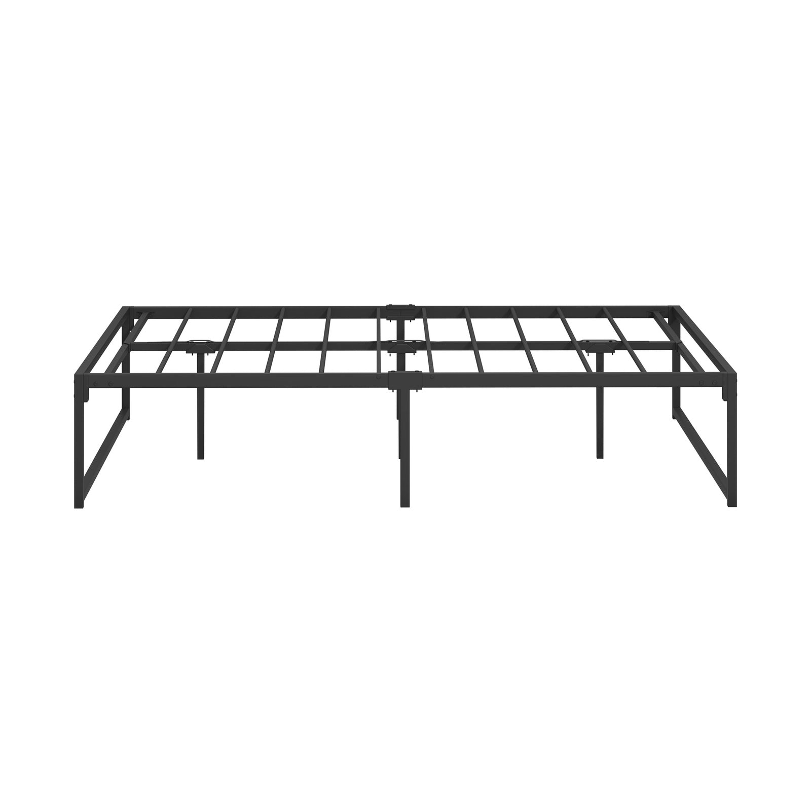 Oikiture Metal Bed Frame Double Size Beds Base Platform Black - Sunyee
