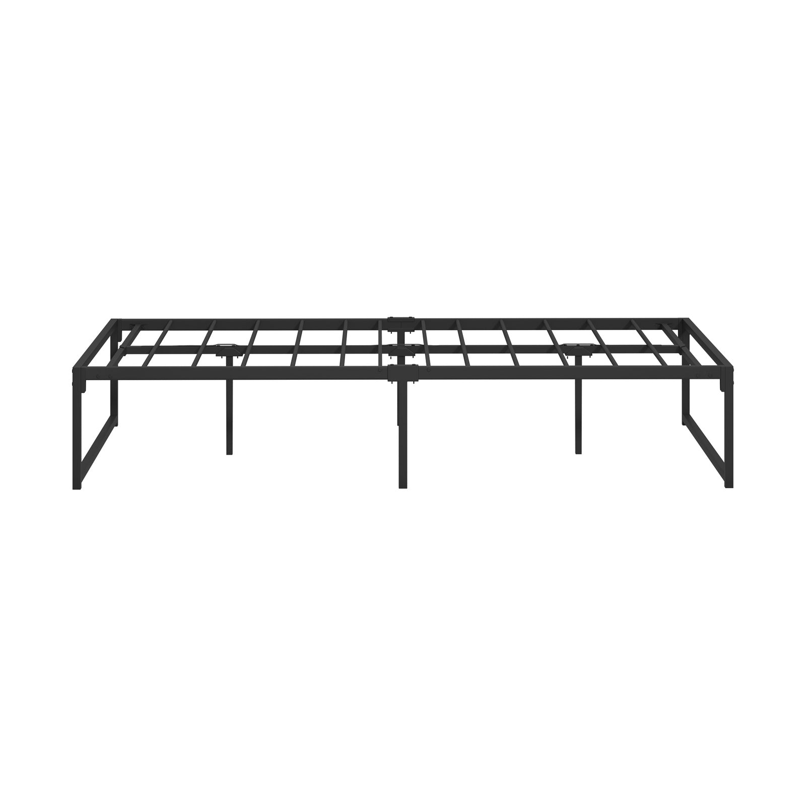 Oikiture Metal Bed Frame King Single Beds Base Platform Black - Sunyee