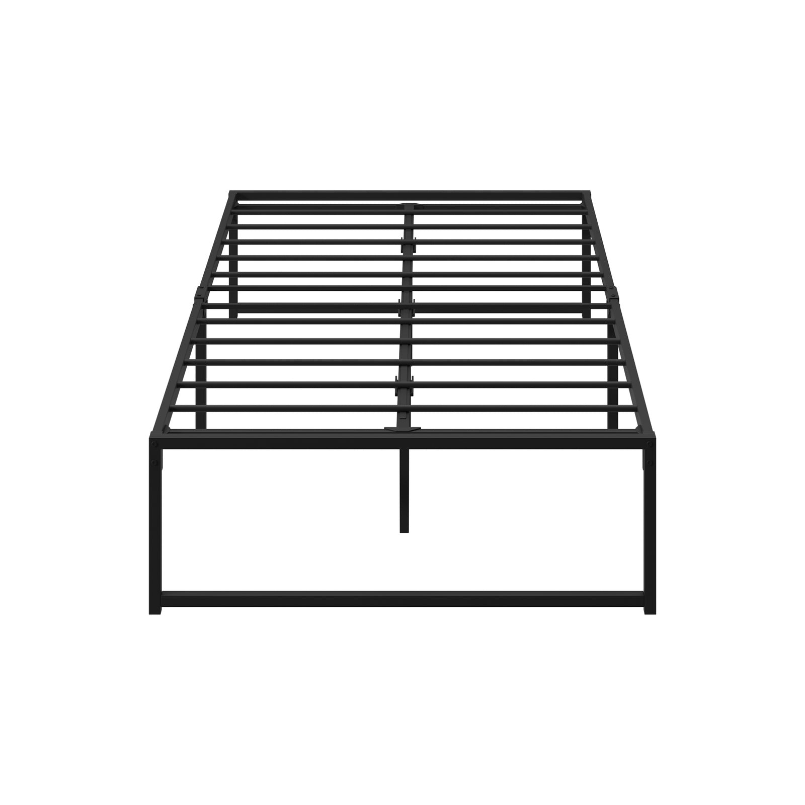 Oikiture Metal Bed Frame King Single Beds Base Platform Black - Sunyee