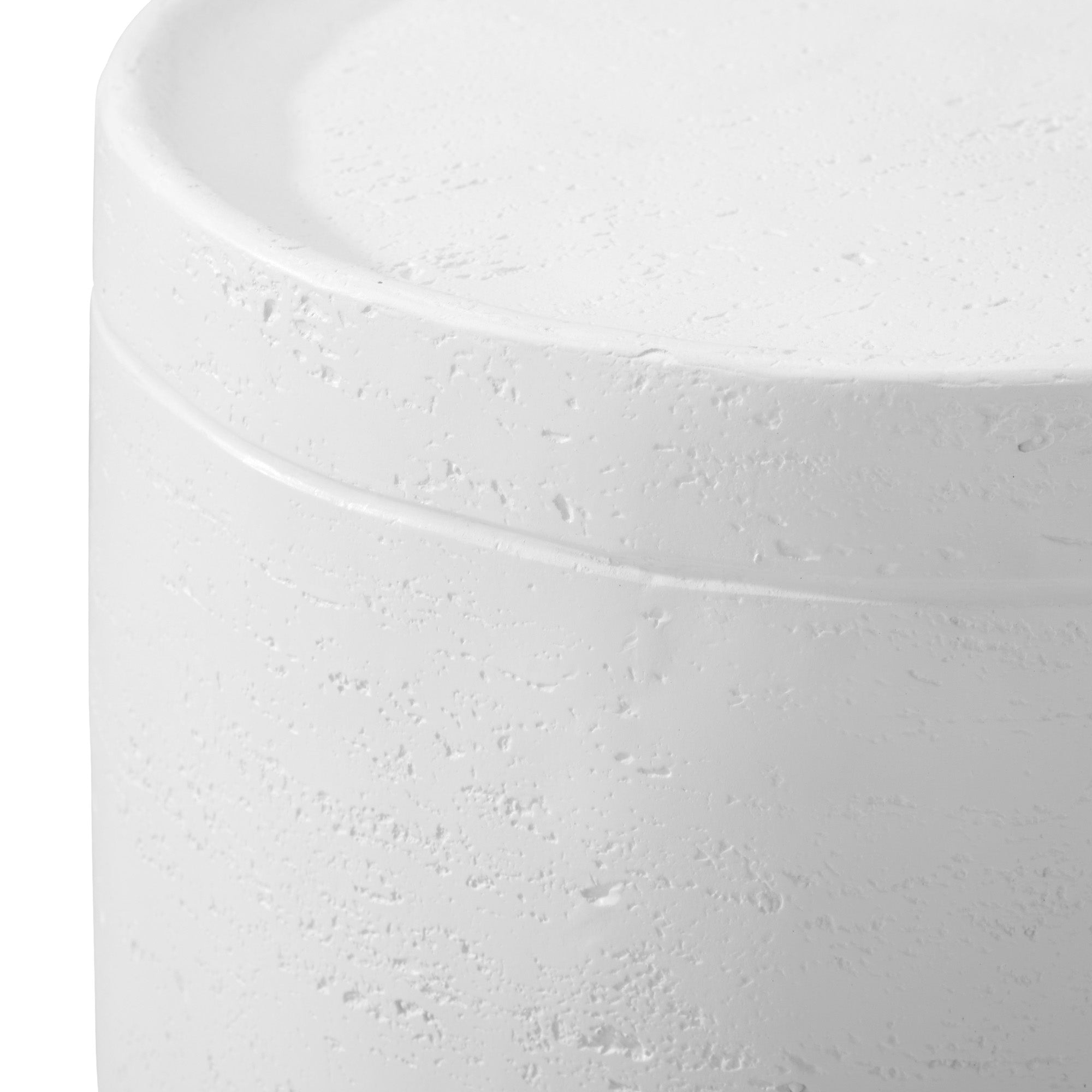 Oikiture Side Table Coffee End Stool Bedside Stand Terrazzo Concrete Outdoor - Sunyee