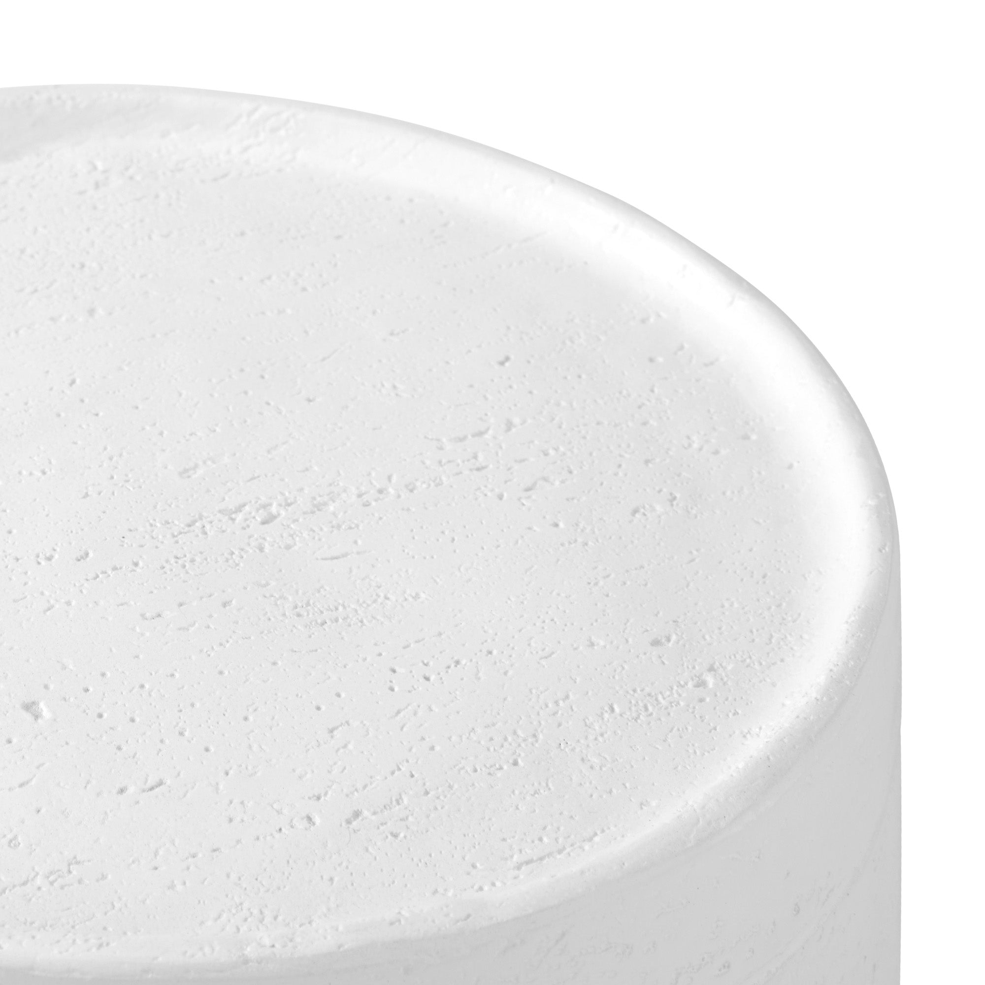 Oikiture Side Table Coffee End Stool Bedside Stand Terrazzo Concrete Outdoor - Sunyee