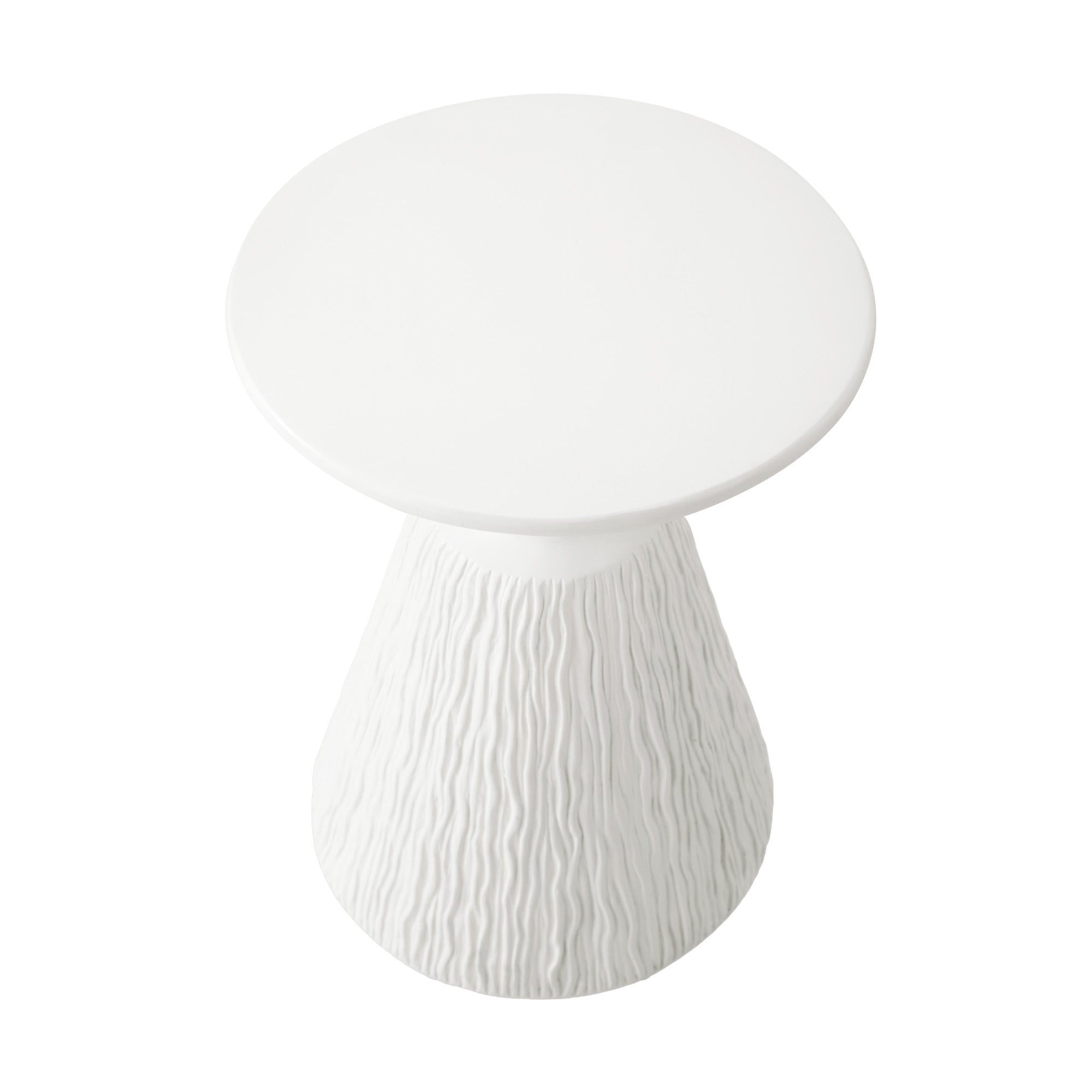 Oikiture Side Table Coffee Bedside End Stool Stand Terrazzo Indoor Outdoor - Sunyee