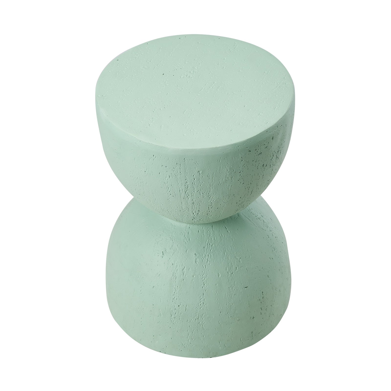 Oikiture Side Table Coffee Bedside End Stool Stand Stone Outdoor Indoor Green - Sunyee