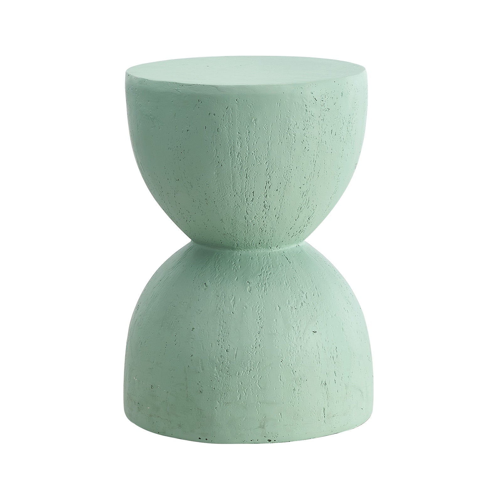 Oikiture Side Table Coffee Bedside End Stool Stand Stone Outdoor Indoor Green - Sunyee