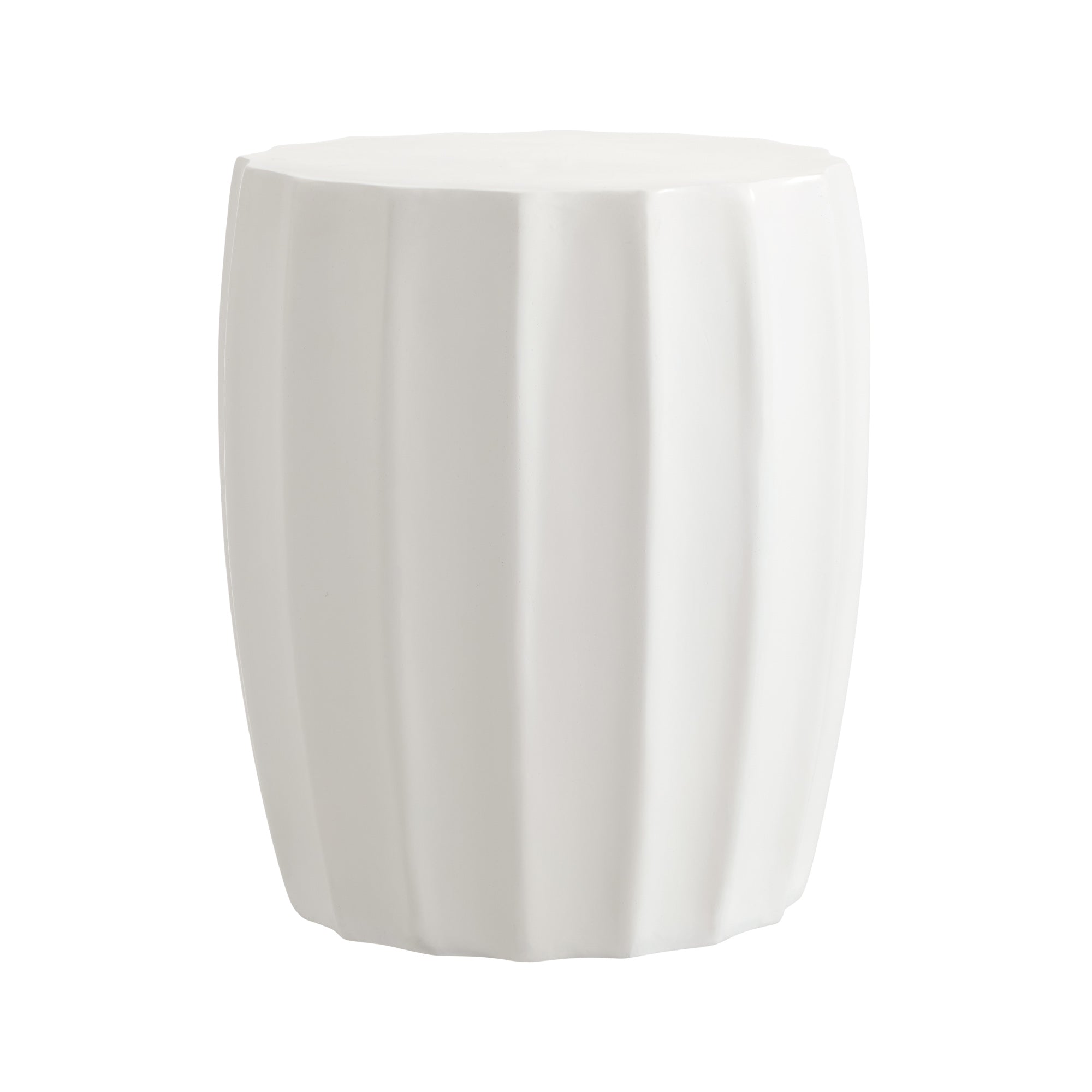 Oikiture Side Table End Stool Coffee Bedside Stand Terrazzo Concrete Outdoor - Sunyee