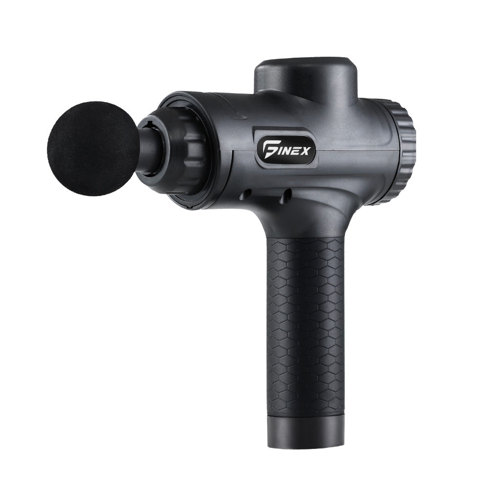 Finex Massage Gun 6 Heads Massager Percussion Vibration Muscle Therapy Tissue - Sunyee