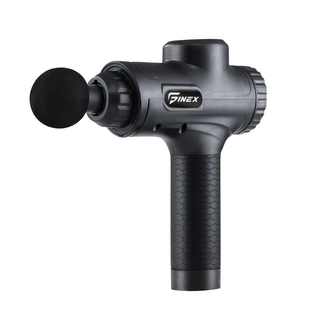 Finex Massage Gun 6 Heads Massager Vibration Muscle Percussion Therapy Tissue - Sunyee