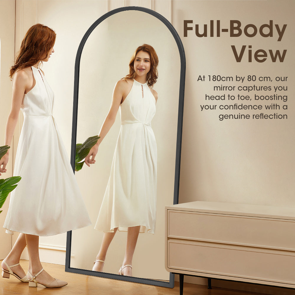 ProPulse Full Length Mirror Floor Standing or Wall Mount Makeup Home Decor - Sunyee