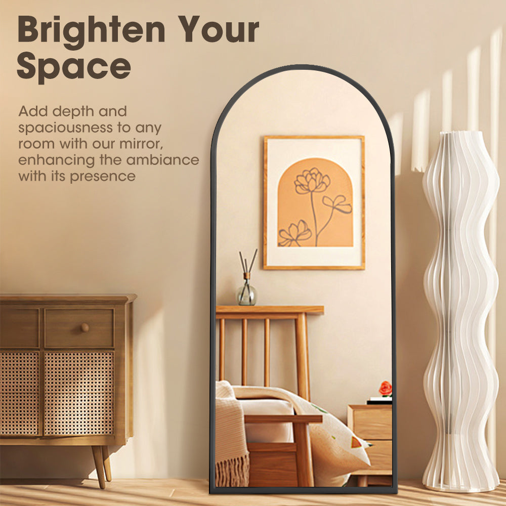 ProPulse Full Length Mirror Floor Standing or Wall Mount Makeup Home Decor - Sunyee