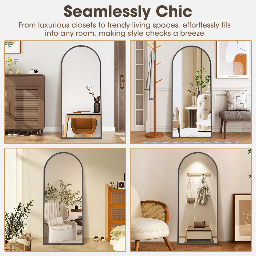 ProPulse Full Length Mirror Floor Standing or Wall Mount Makeup Home Decor - Sunyee