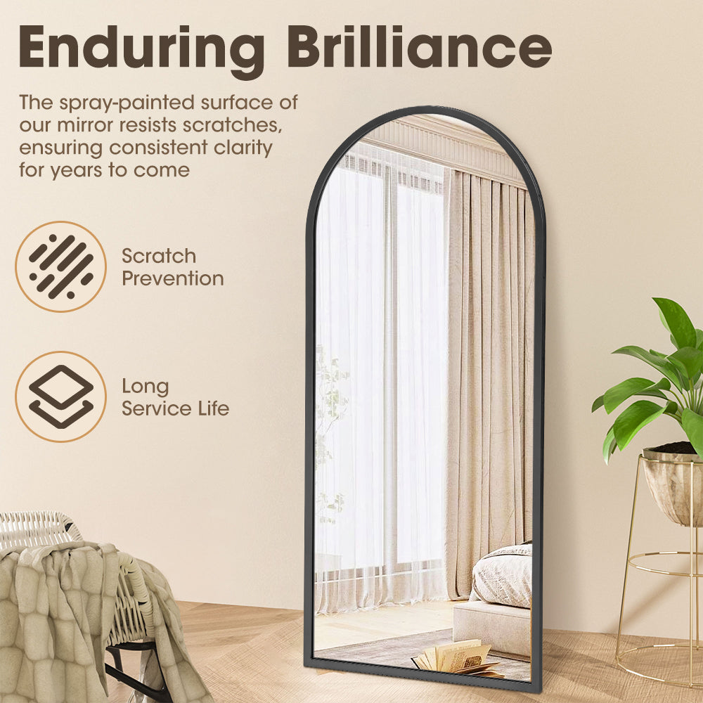 ProPulse Full Length Mirror Floor Standing or Wall Mount Makeup Home Decor - Sunyee