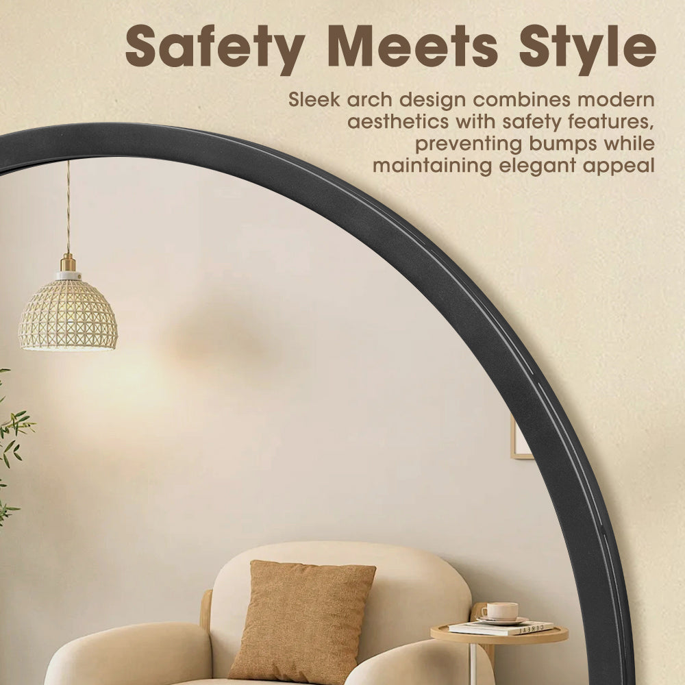 ProPulse Full Length Mirror Floor Standing or Wall Mount Makeup Home Decor - Sunyee