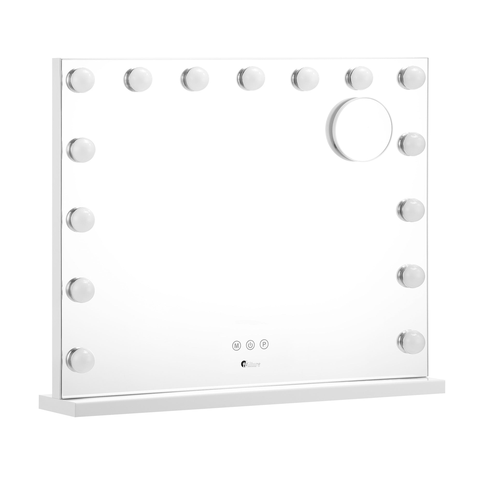 Oikiture Hollywood Makeup Mirrors Magnifying LED Light Standing Wall Mounted 58x - Sunyee