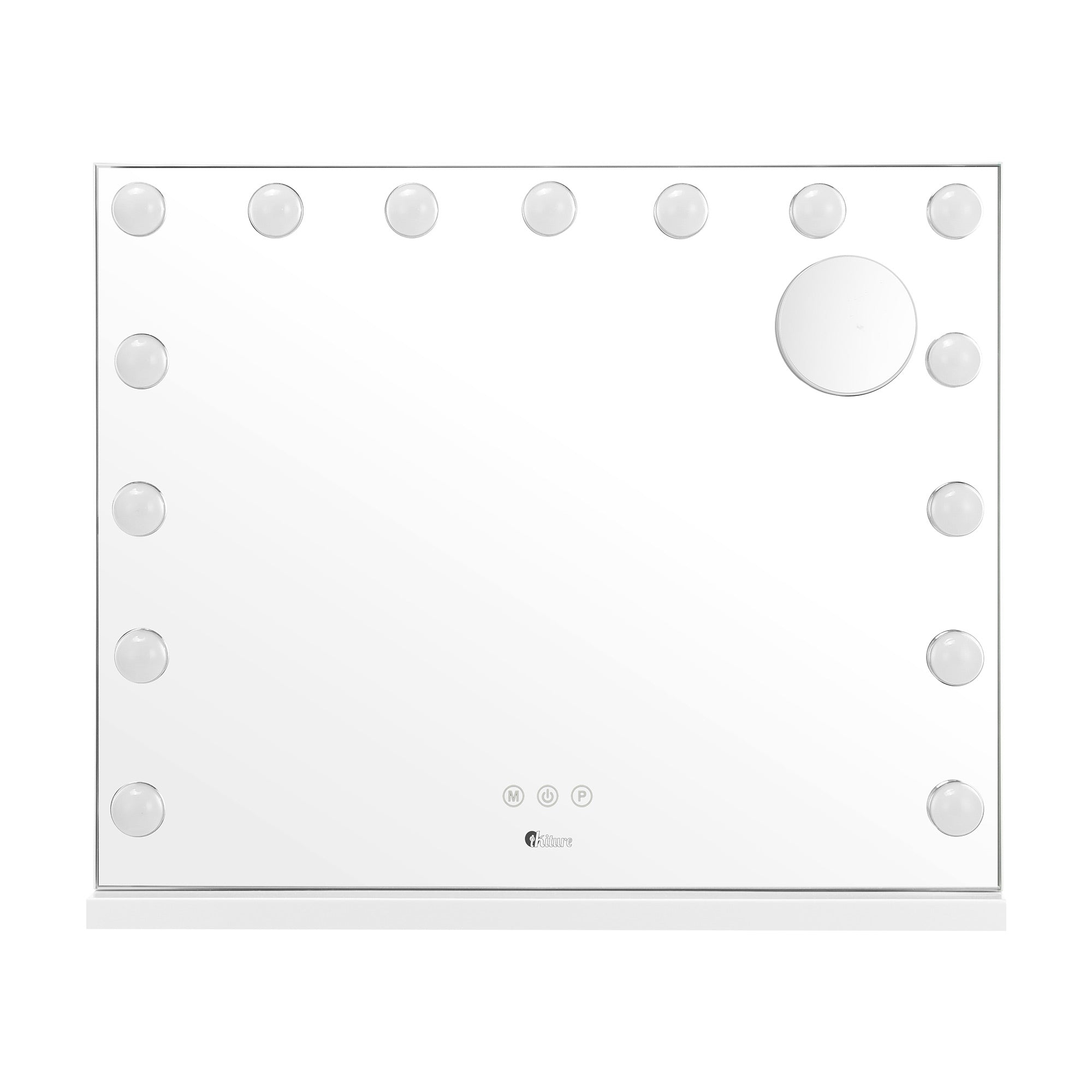 Oikiture Hollywood Makeup Mirrors Magnifying LED Light Standing Wall Mounted 58x - Sunyee