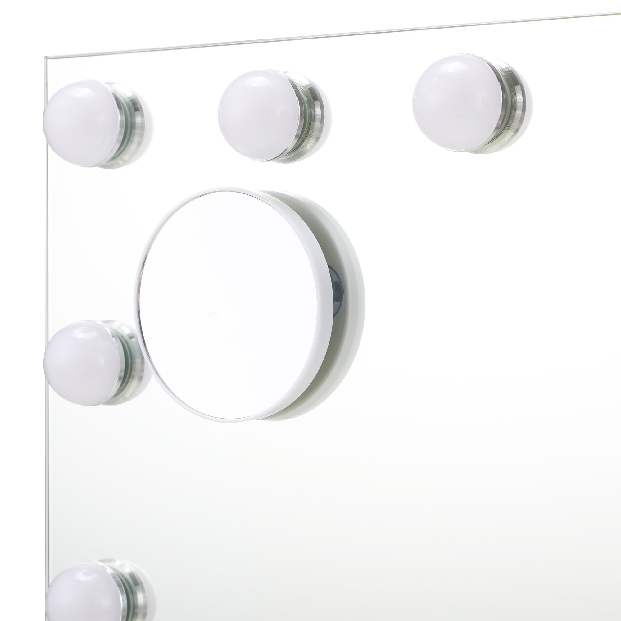 Oikiture Bluetooth Hollywood Makeup Mirror LED Light 60x52cm Vanity Mirrors - Sunyee