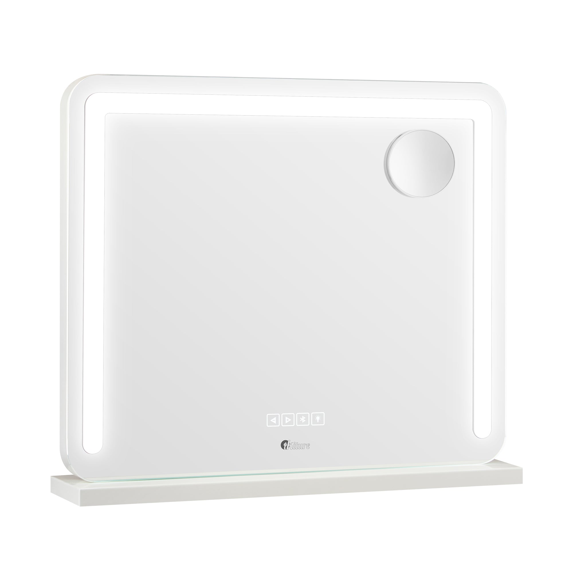 Oikiture Bluetooth Hollywood LED Makeup Mirror 60x52cm Vanity Wall Mirrors - Sunyee