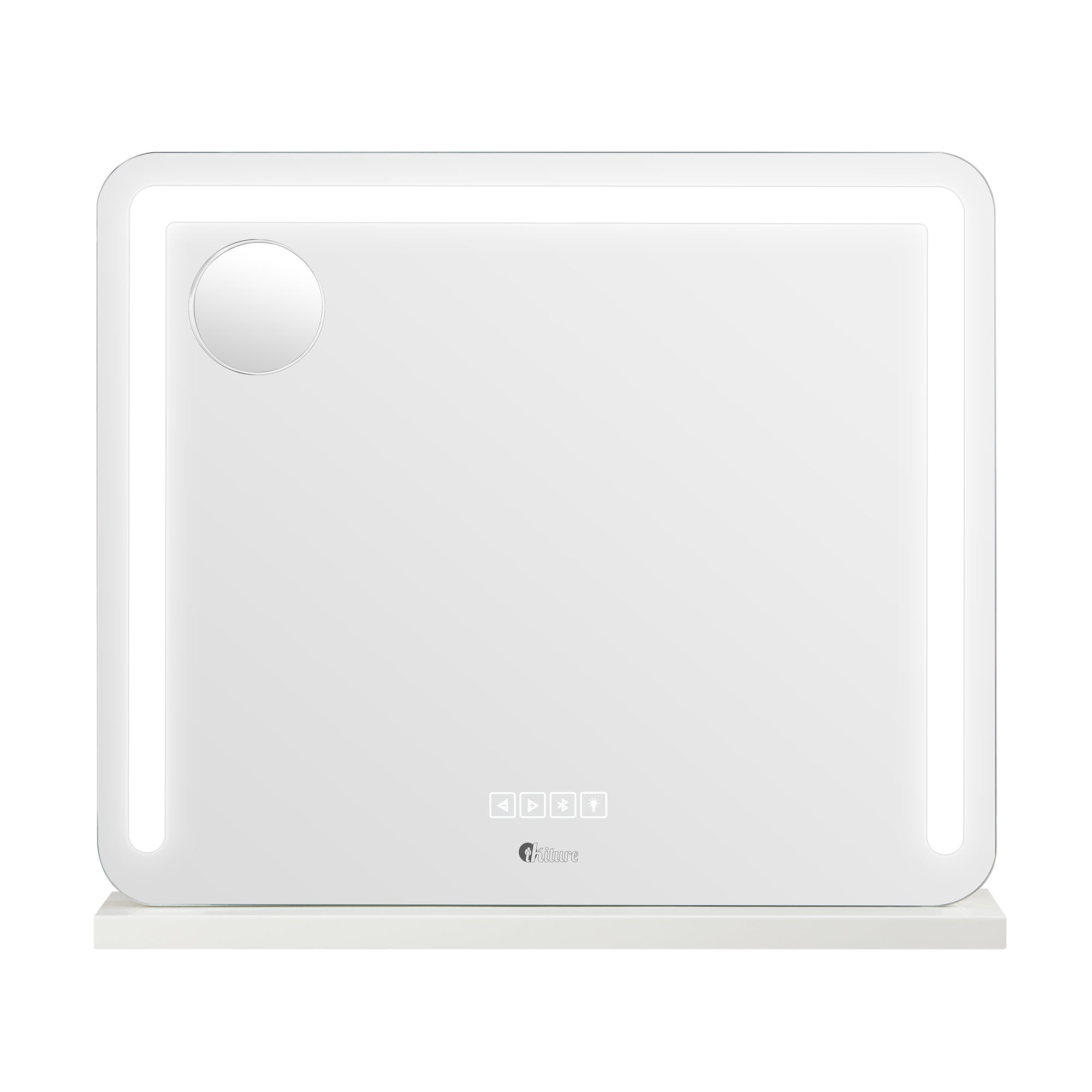 Oikiture Bluetooth Hollywood LED Makeup Mirror 60x52cm Vanity Wall Mirrors - Sunyee