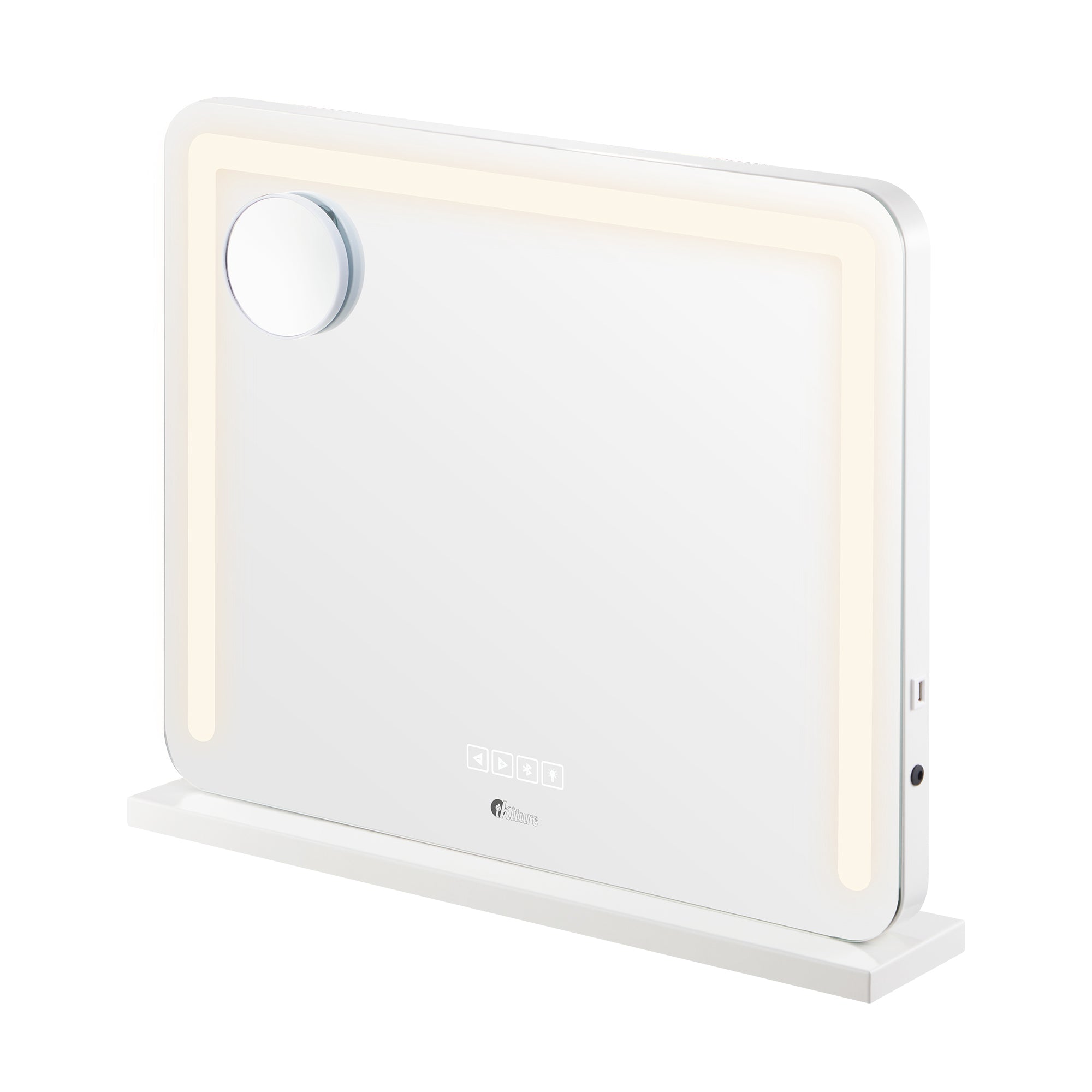 Oikiture Bluetooth Hollywood LED Makeup Mirror 60x52cm Vanity Wall Mirrors - Sunyee