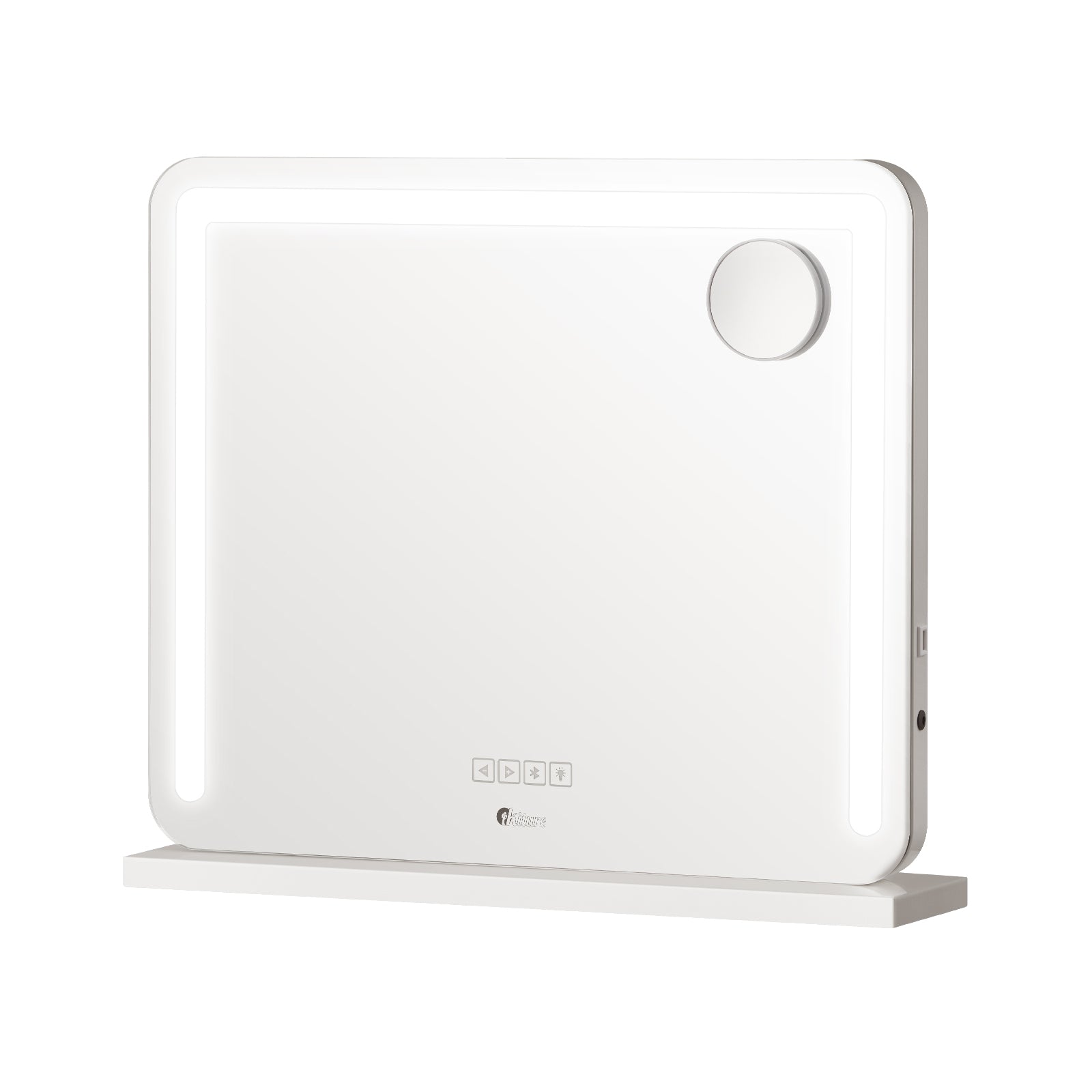 Oikiture Bluetooth Hollywood LED Makeup Mirror 60x52cm Vanity Wall Mirrors - Sunyee