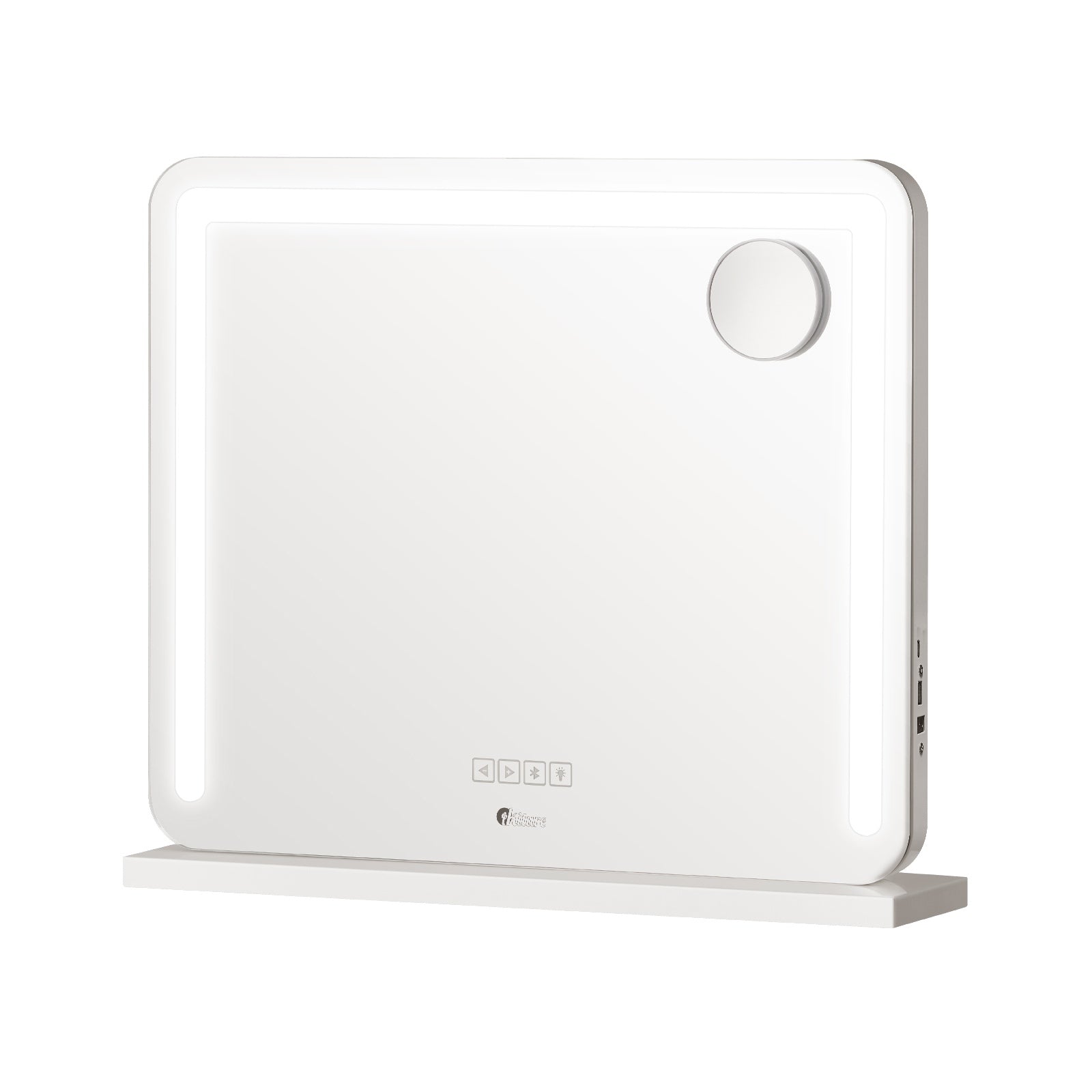 Oikiture Hollywood Mirrors Makeup Magnifying Mirror Bluetooth with LED Lights - Sunyee