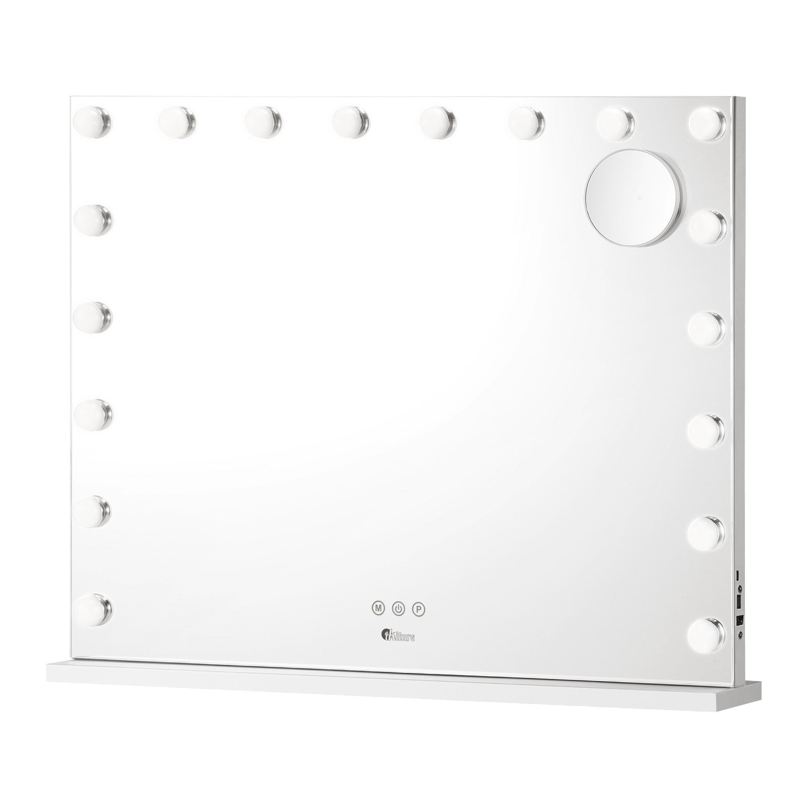 Oikiture Hollywood Makeup Mirror Magnifying LED 18 Bulbs 80x62cm Wall Mirrors - Sunyee