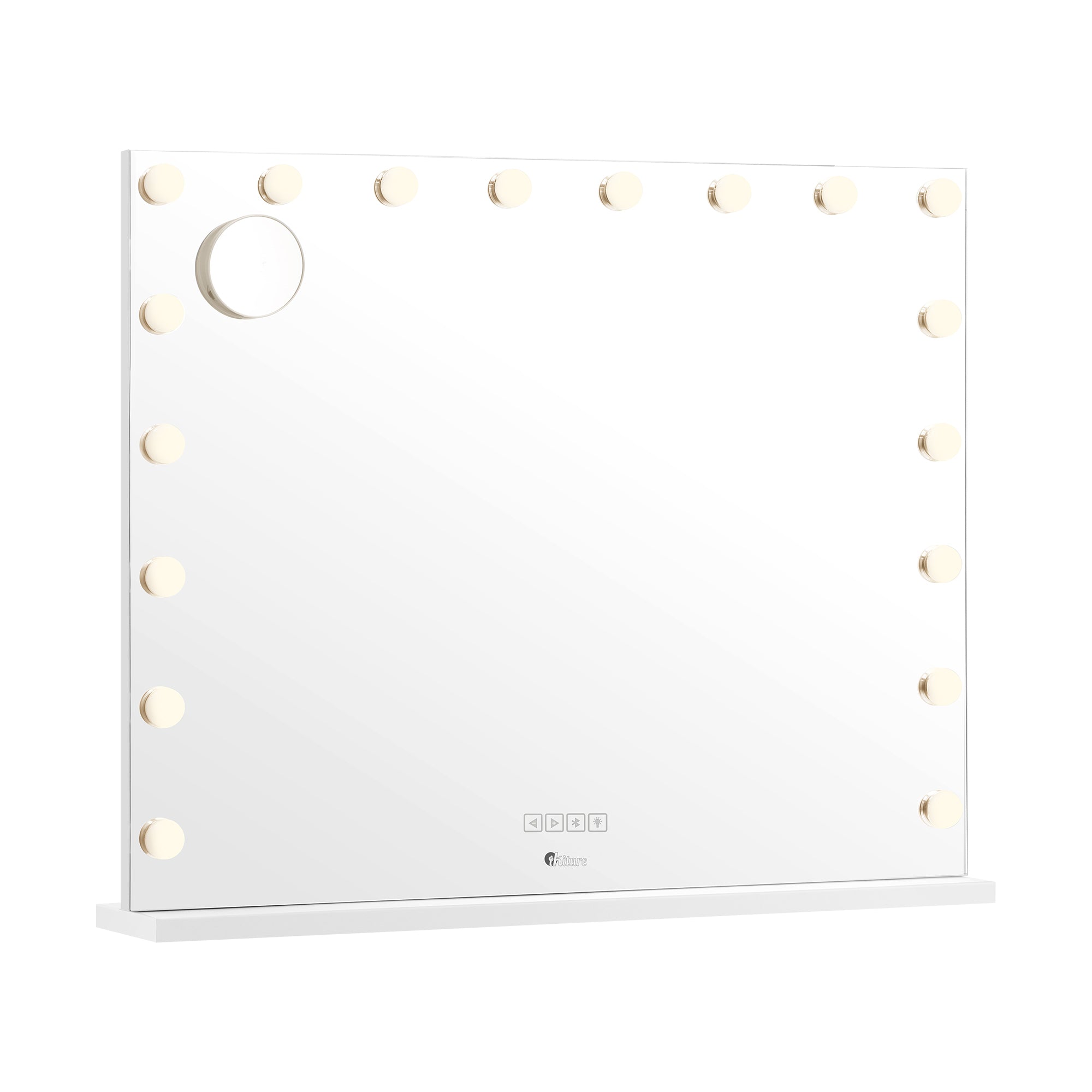 Oikiture Bluetooth Hollywood Makeup Mirror LED Light 80x68cm Vanity Mirrors - Sunyee