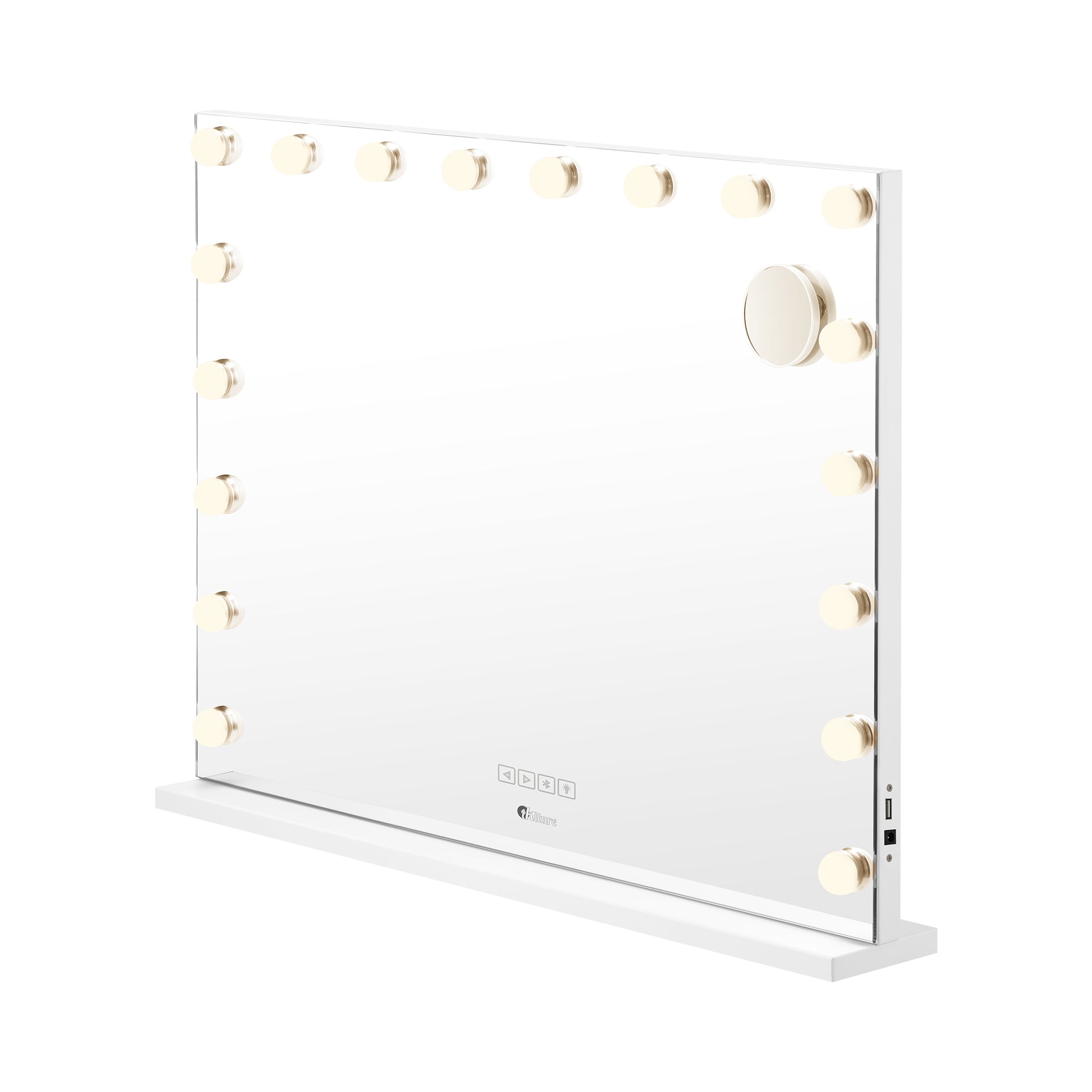 Oikiture Bluetooth Hollywood Makeup Mirror LED Light 80x68cm Vanity Mirrors - Sunyee