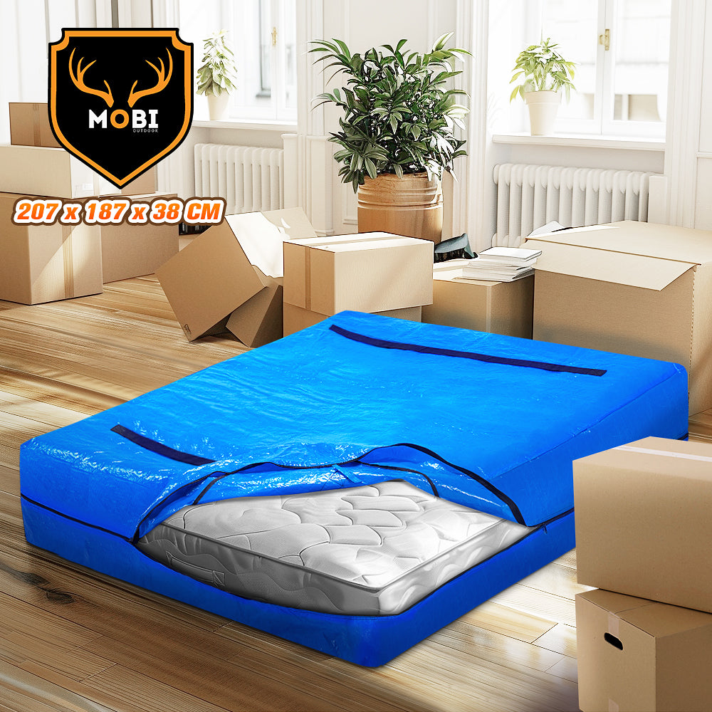 MOBI Mattress Bag Easy Moving Waterproof Protector Dust Cover King Size - Sunyee