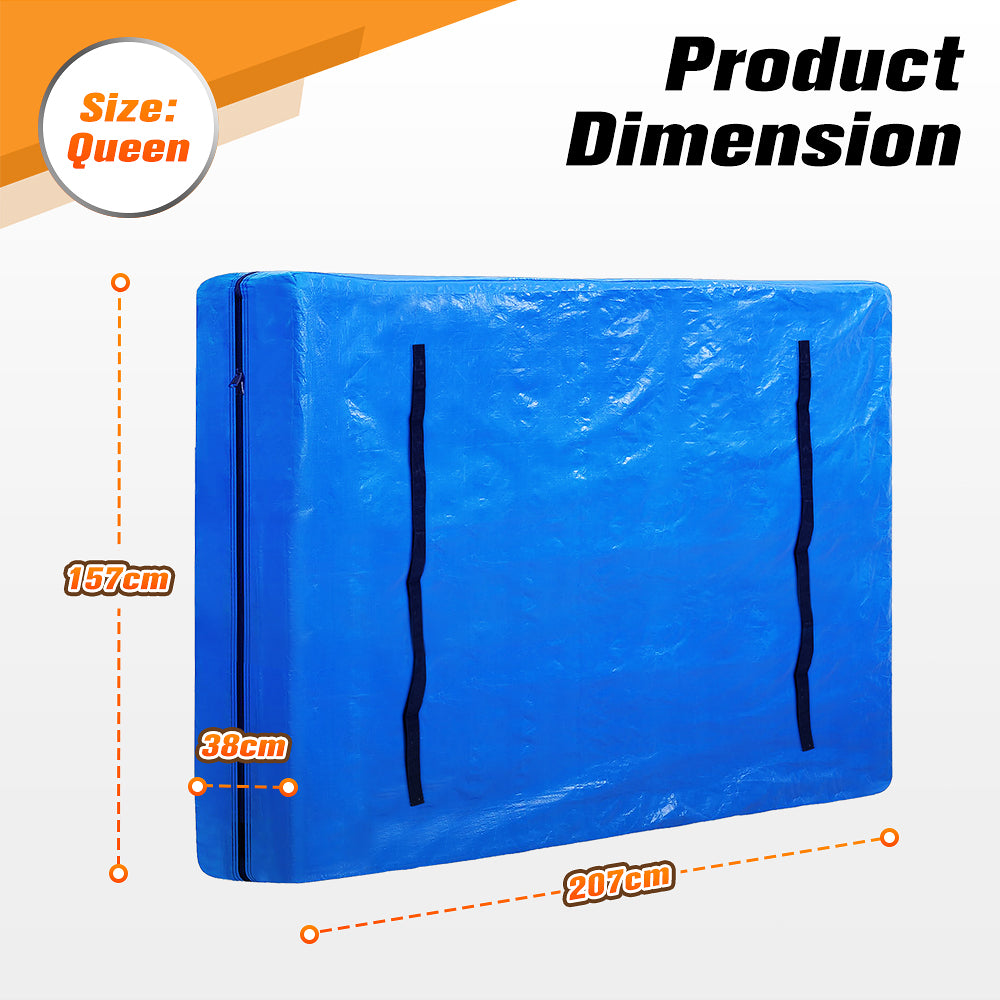 MOBI Mattress Bag Easy Moving Waterproof Protector Dust Cover Queen Size - Sunyee