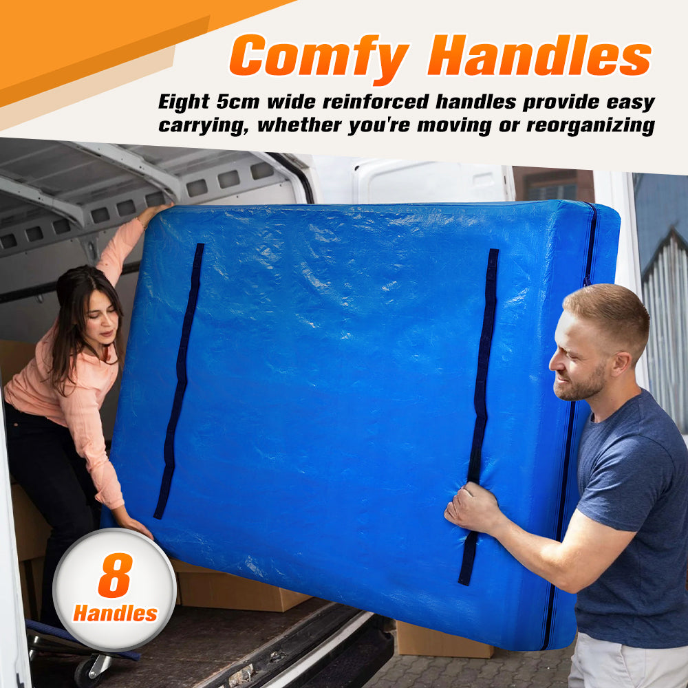 MOBI Mattress Bag Easy Moving Waterproof Protector Dust Cover Queen Size - Sunyee