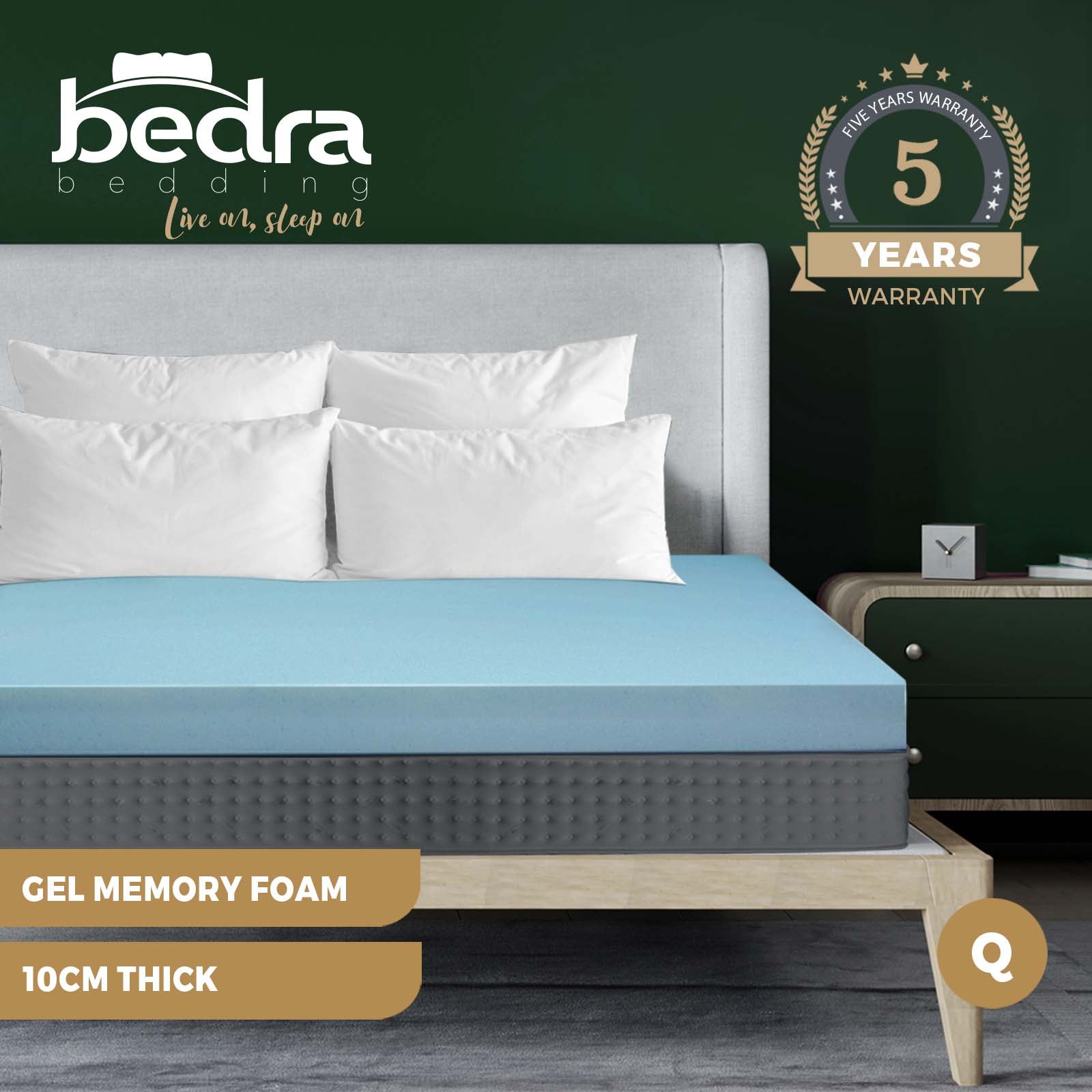 Bedra Memory Foam Mattress Queen 10CM - Sunyee