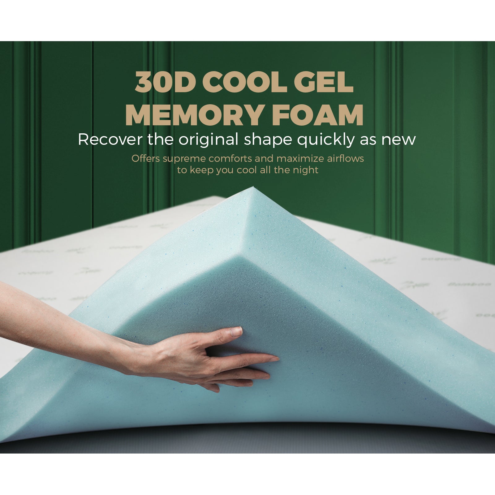 Bedra Memory Foam Mattress Queen 10CM - Sunyee