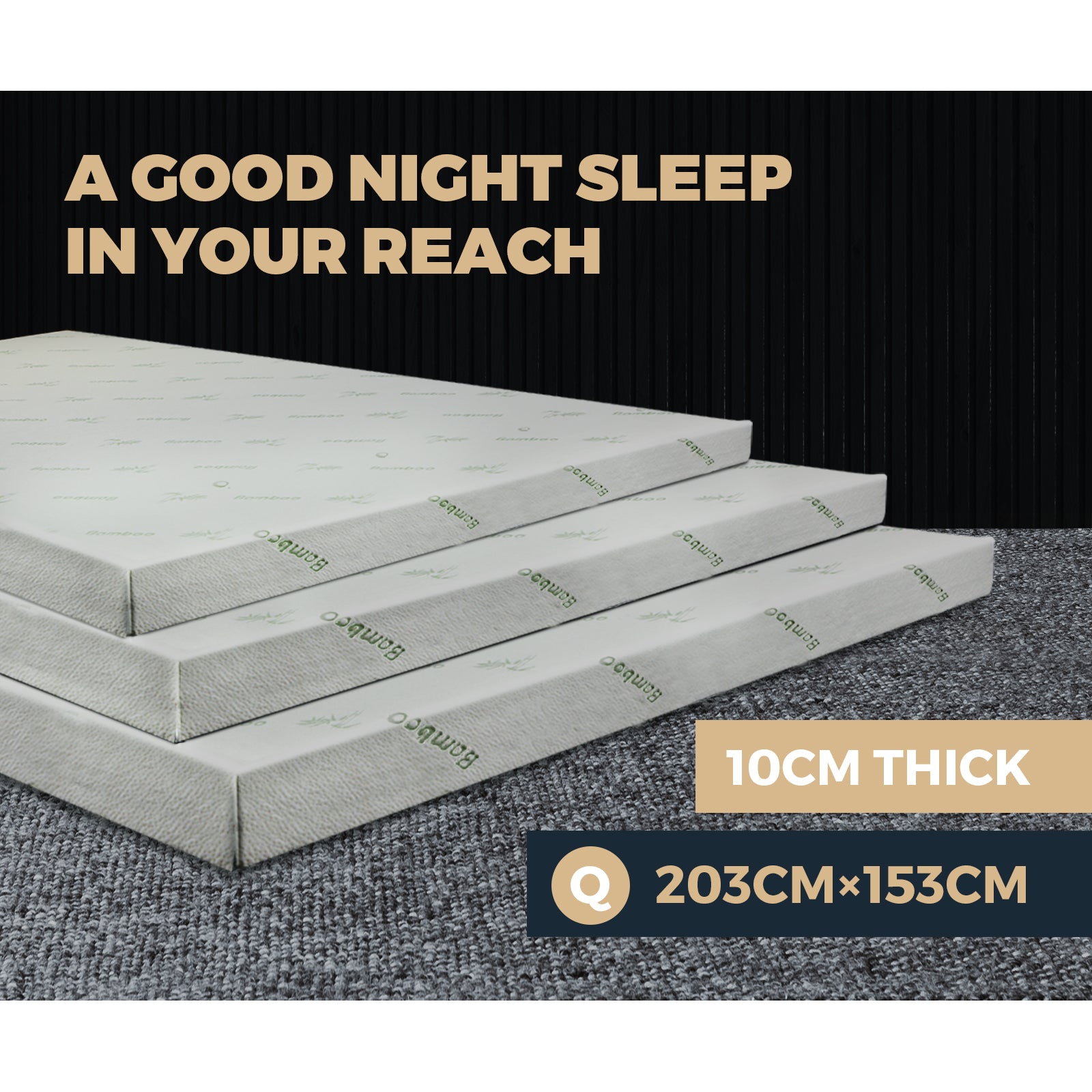 Bedra Memory Foam Mattress Queen 10CM - Sunyee