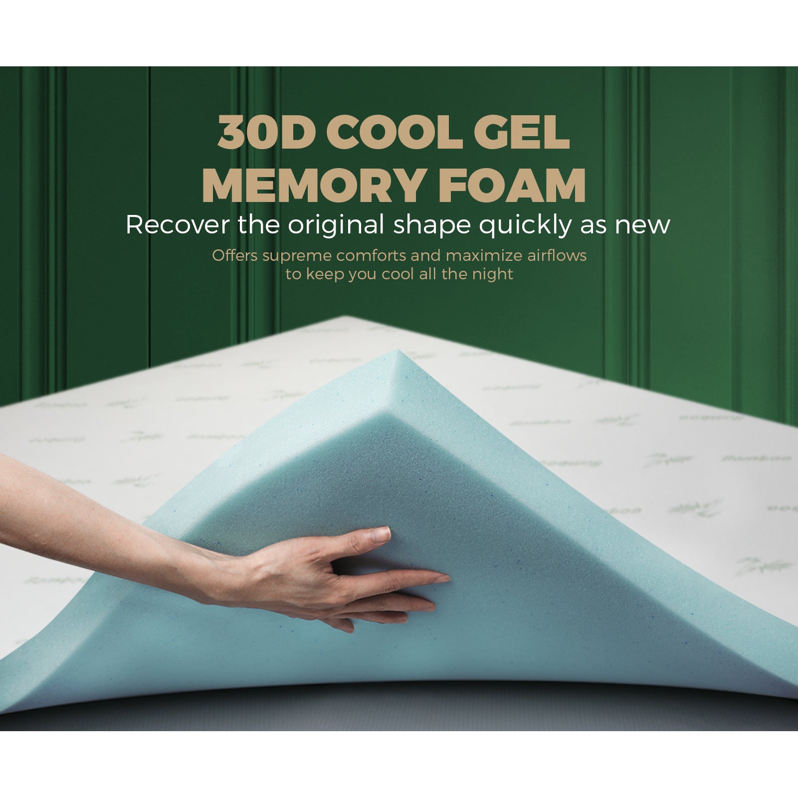Bedra Memory Foam Mattress Queen 5CM - Sunyee