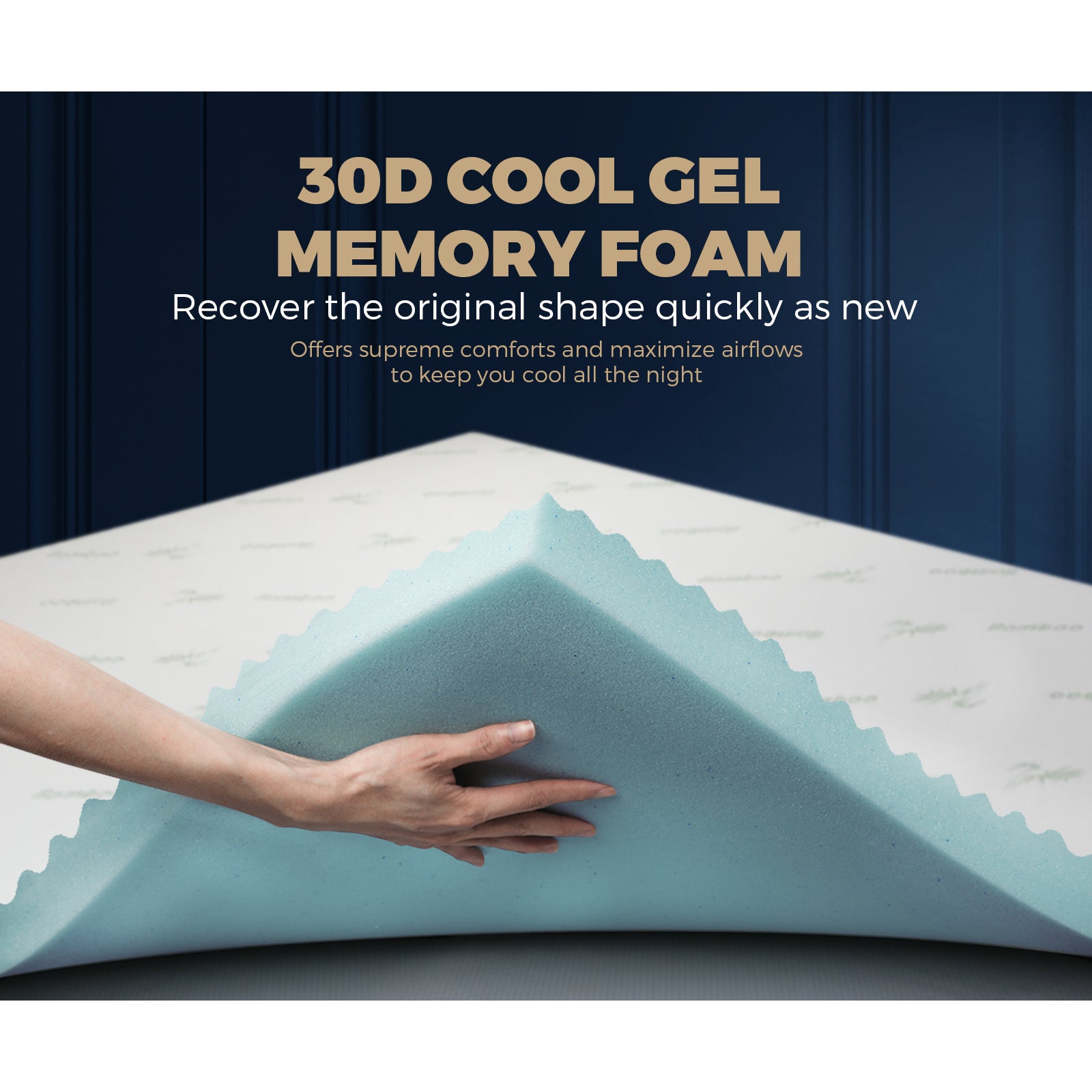 Bedra Memory Foam Mattress 7-Zone 5CM Double - Sunyee