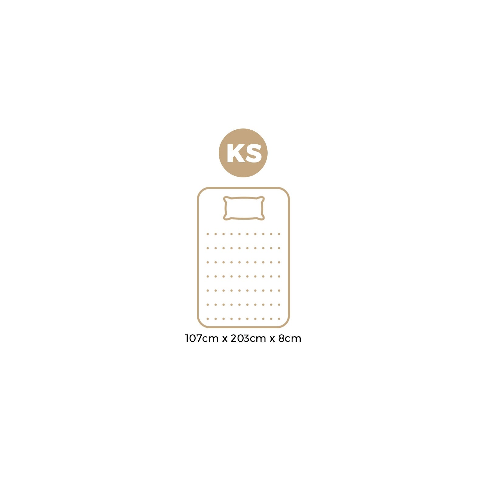 Bedra Memory Foam Mattress Topper Cool Gel Bamboo Cover 7-Zone 8CM King Single - Sunyee