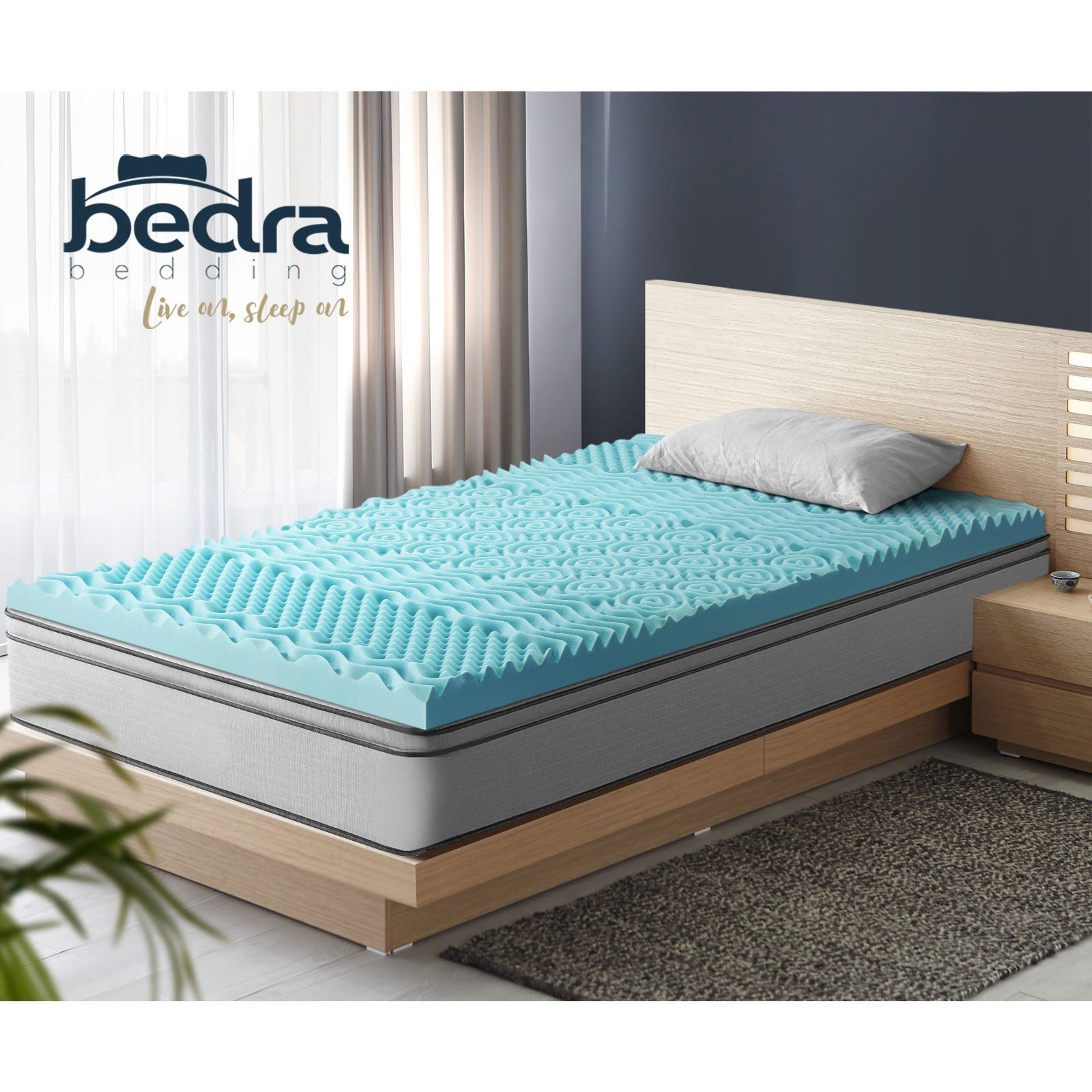 Bedra Memory Foam Mattress 7-Zone 8CM Single - Sunyee