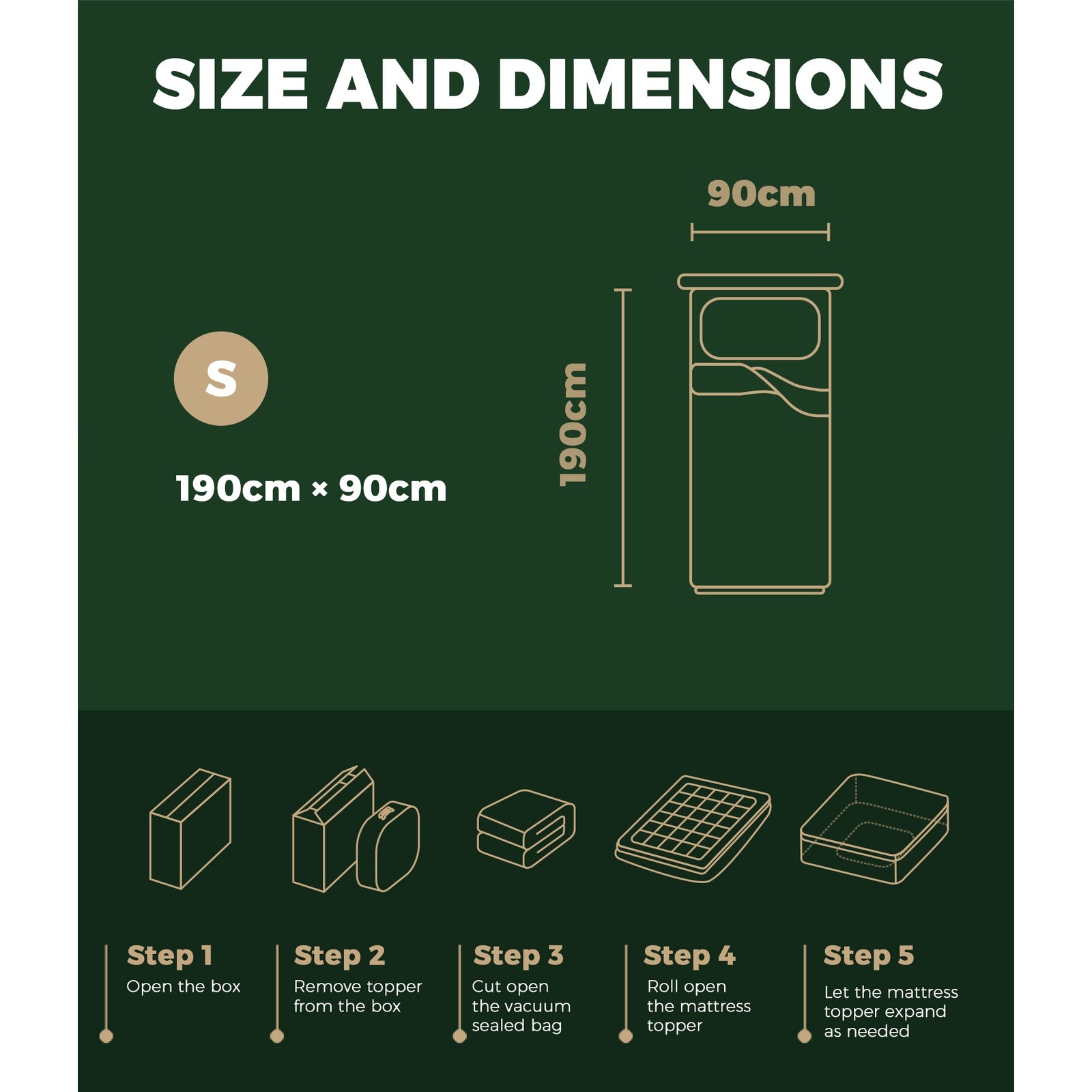 Bedra Bedding Bamboo Fibre Pillowtop Mattress Topper 1000GSM Cover Single - Sunyee