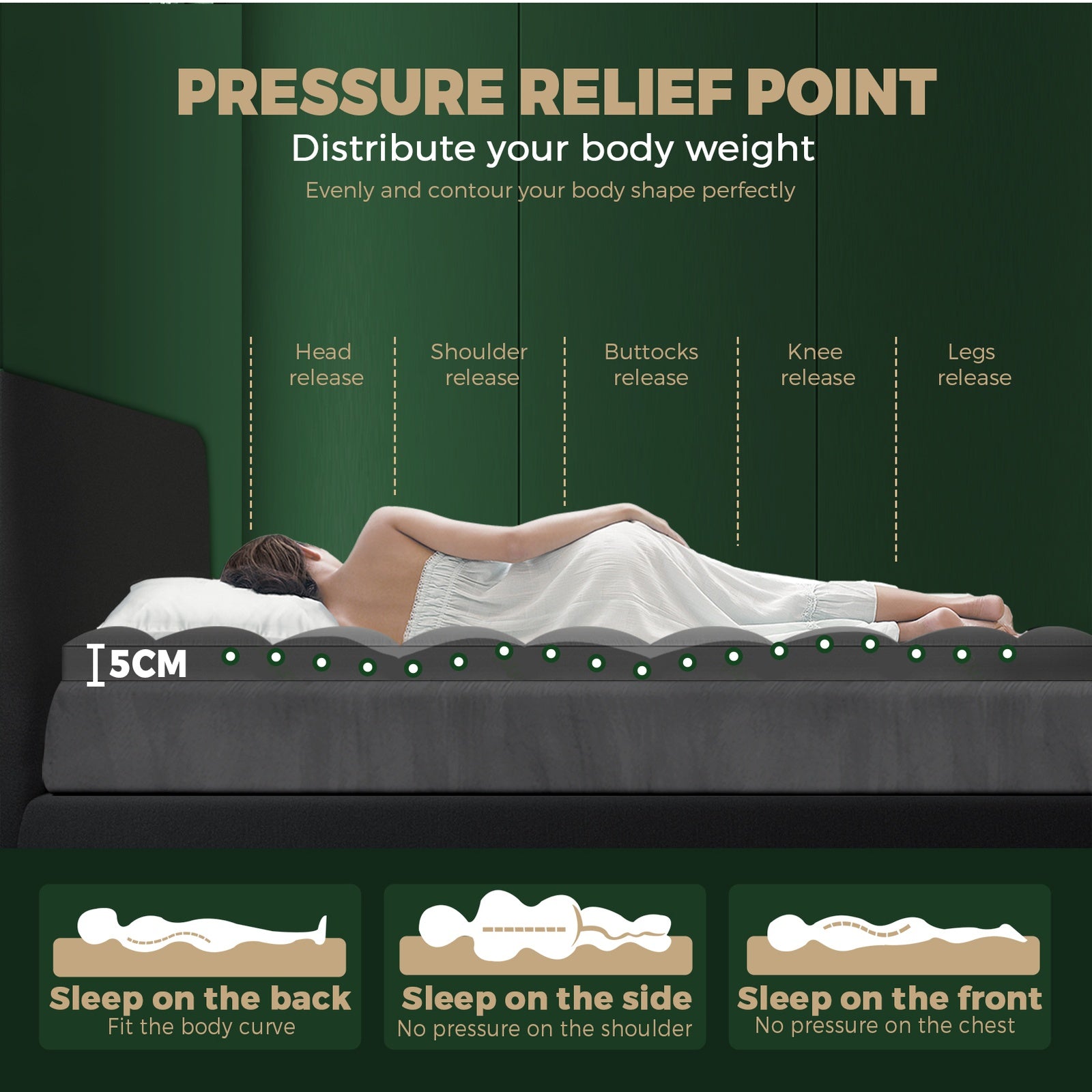 Bedra Mattress Protector Bamboo Charcoal Pillowtop Topper Cover 1000GSM All Size - Sunyee