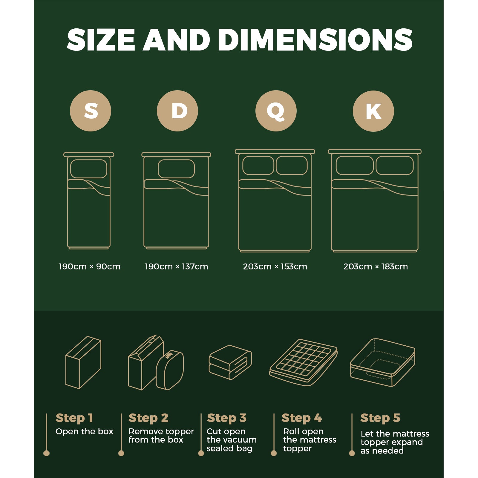 Bedra Mattress Protector Bamboo Charcoal Pillowtop Topper Cover 1000GSM All Size - Sunyee