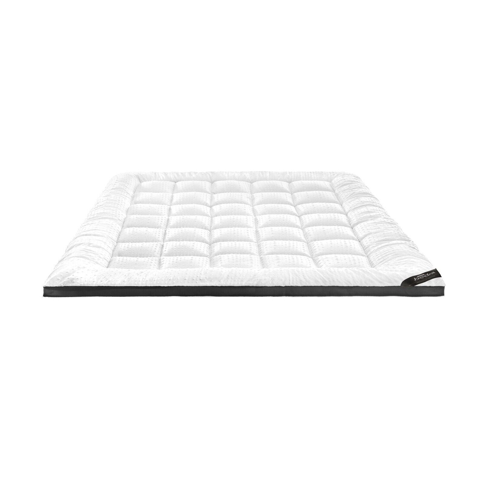 Bedra Mattress Topper Luxury Pillowtop Airflow Mesh Bed Protector Mat 5cm King - Sunyee