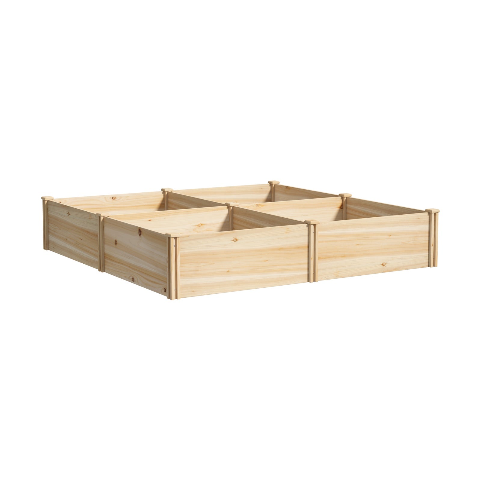 Livsip Garden Bed Raised Wooden Planter Box Container Set of 4 80x80x30cm - Sunyee