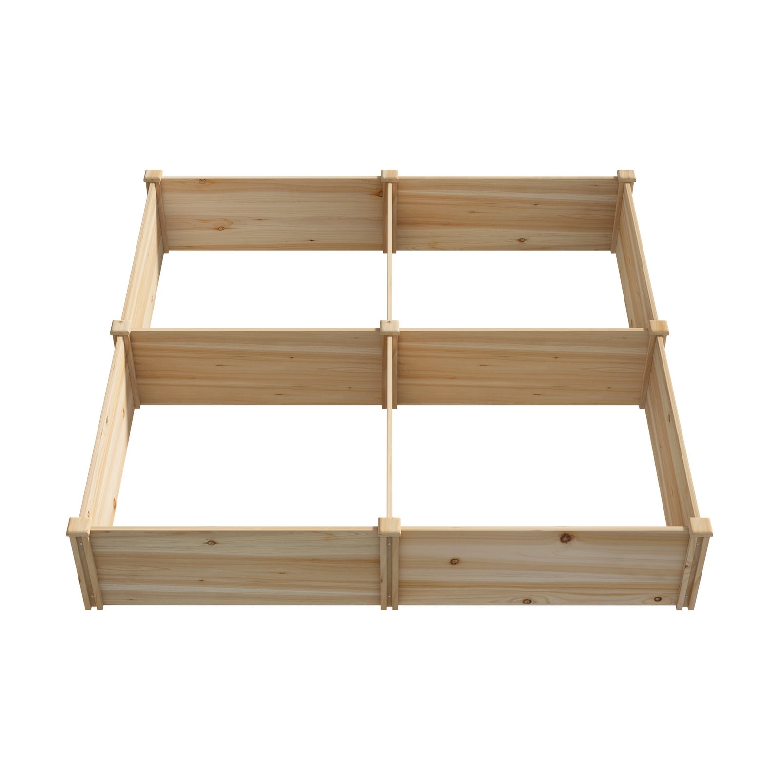 Livsip Garden Bed Raised Wooden Planter Box Container Set of 4 80x80x30cm - Sunyee