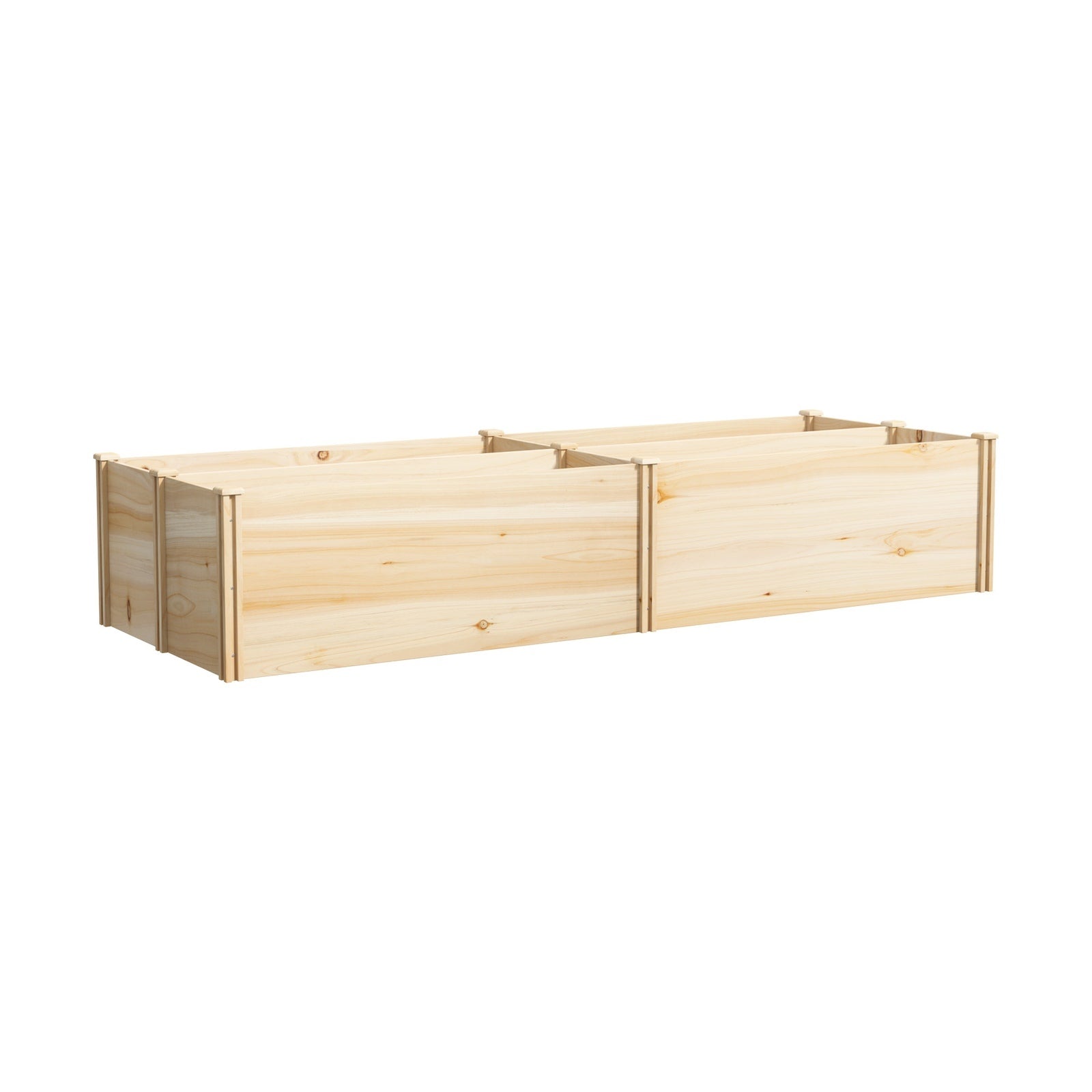Livsip Garden Bed Raised Wooden Planter Box Container Set of 4 120x45x45cm - Sunyee