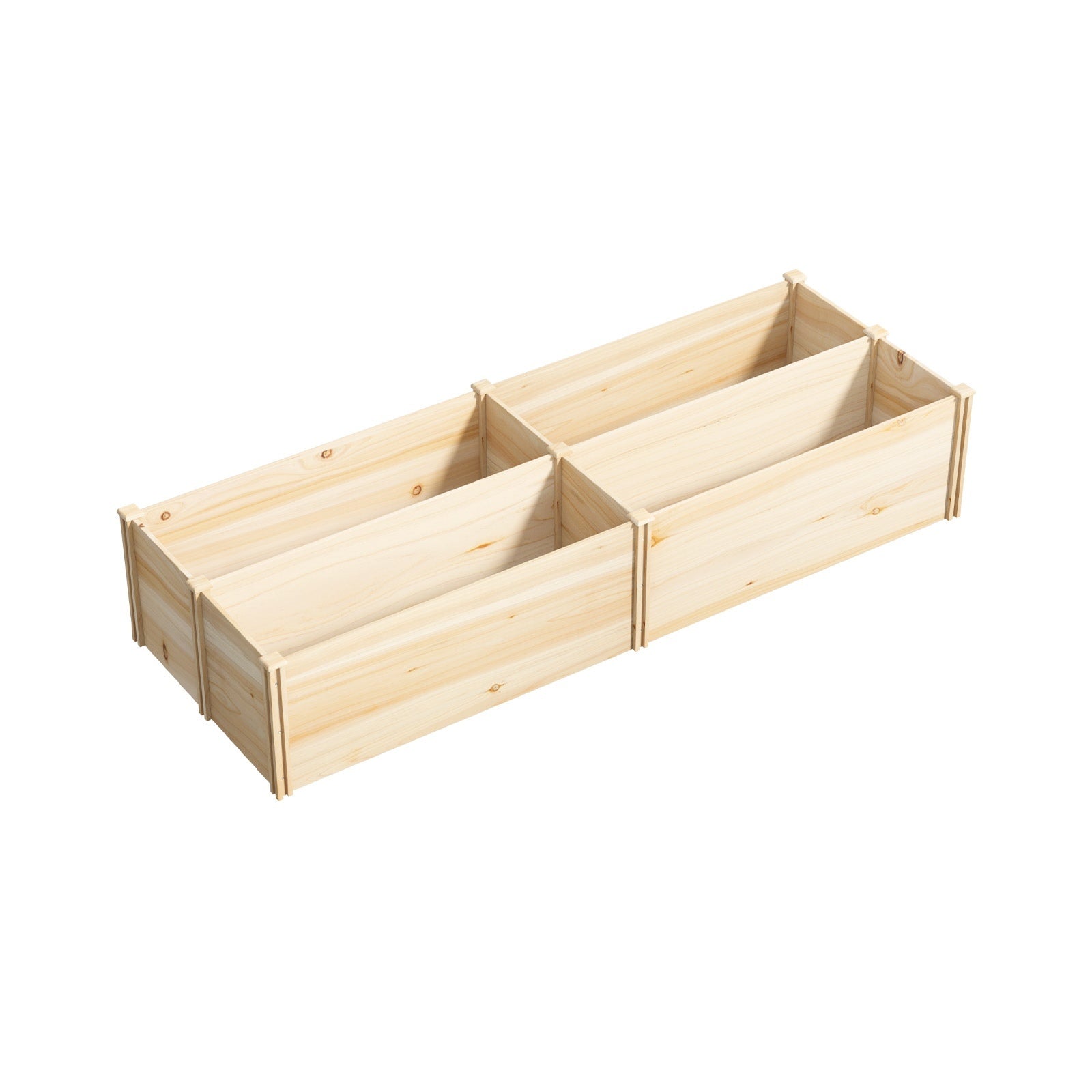 Livsip Garden Bed Raised Wooden Planter Box Container Set of 4 120x45x45cm - Sunyee
