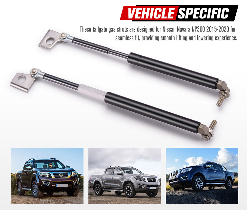 Easy Up & Slow Down Tailgate Strut Kit for Nissan Navara NP300 2015-2020 - Sunyee