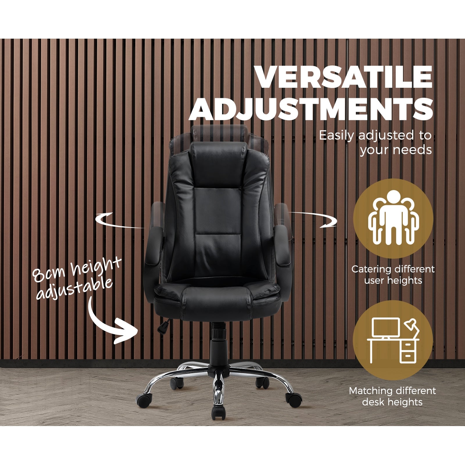 Oikiture Gaming Chair Office Executive Computer Chairs - Sunyee